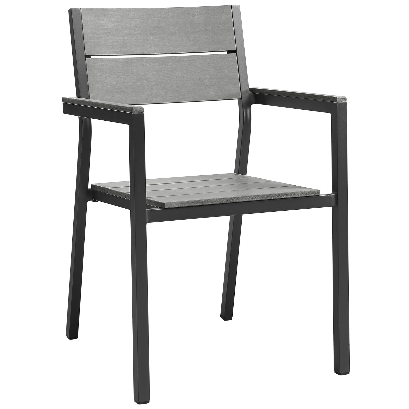 Ensemble de 2 fauteuils de salle à manger pour patio extérieur Maine 