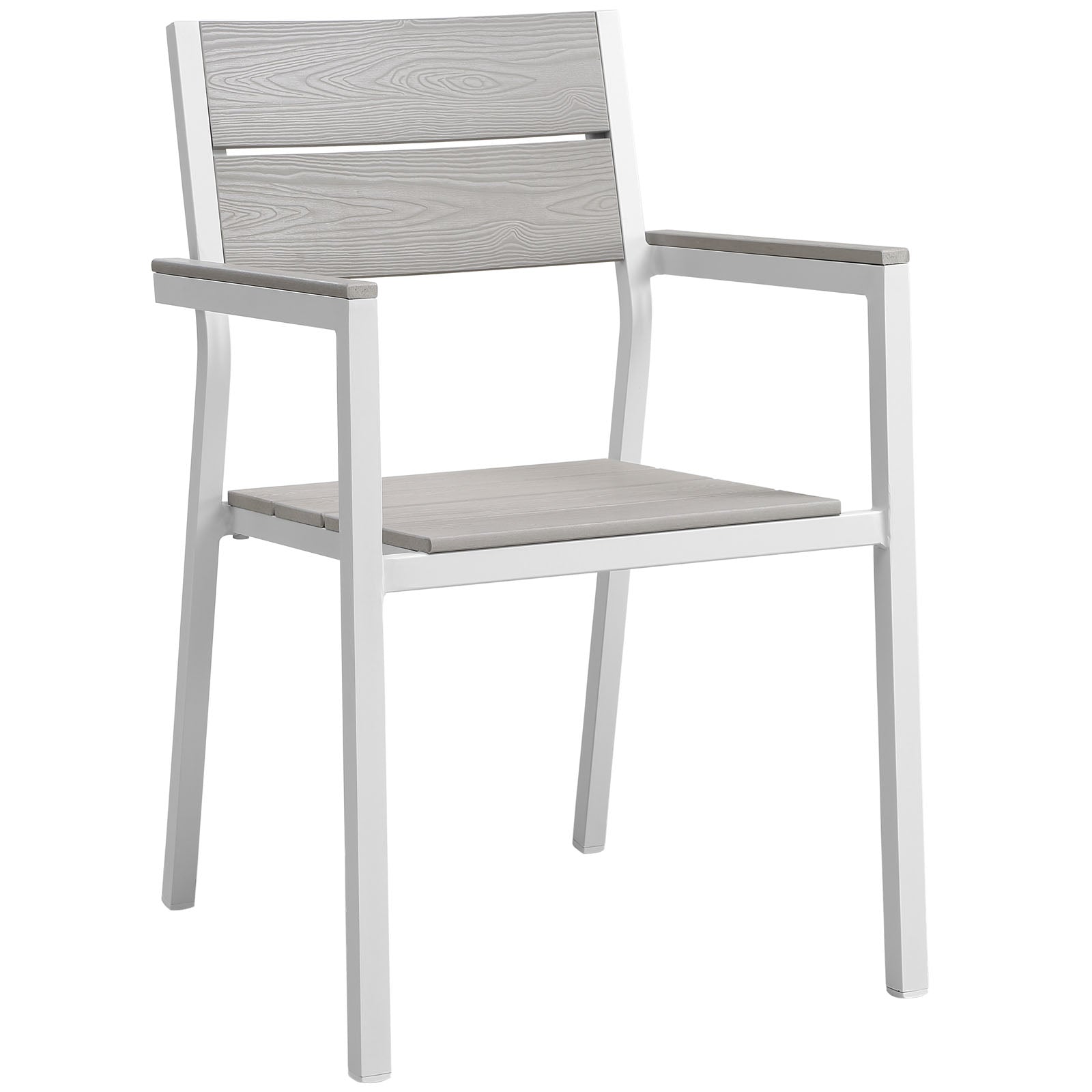 Ensemble de 2 fauteuils de salle à manger pour patio extérieur Maine 