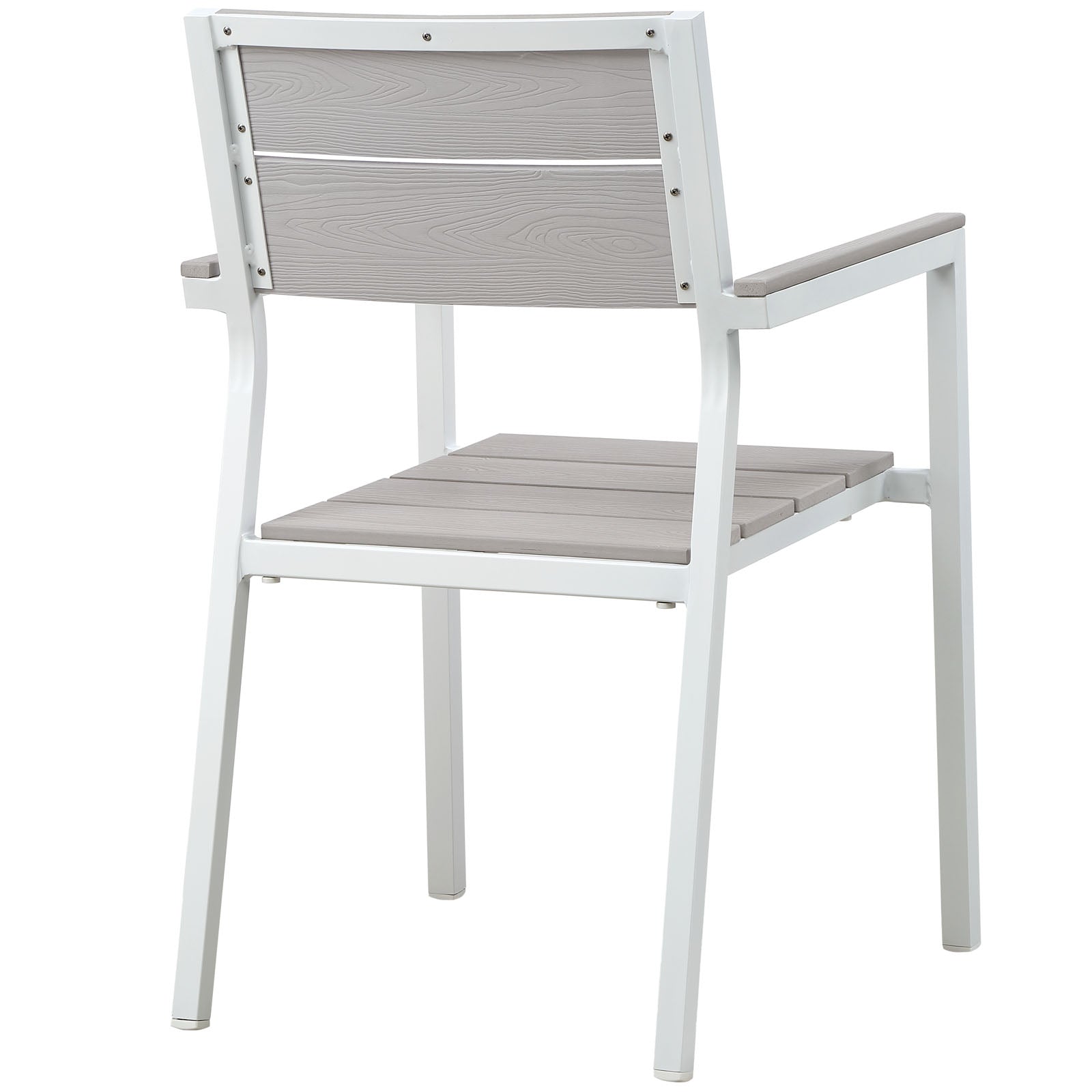 Ensemble de 2 fauteuils de salle à manger pour patio extérieur Maine 