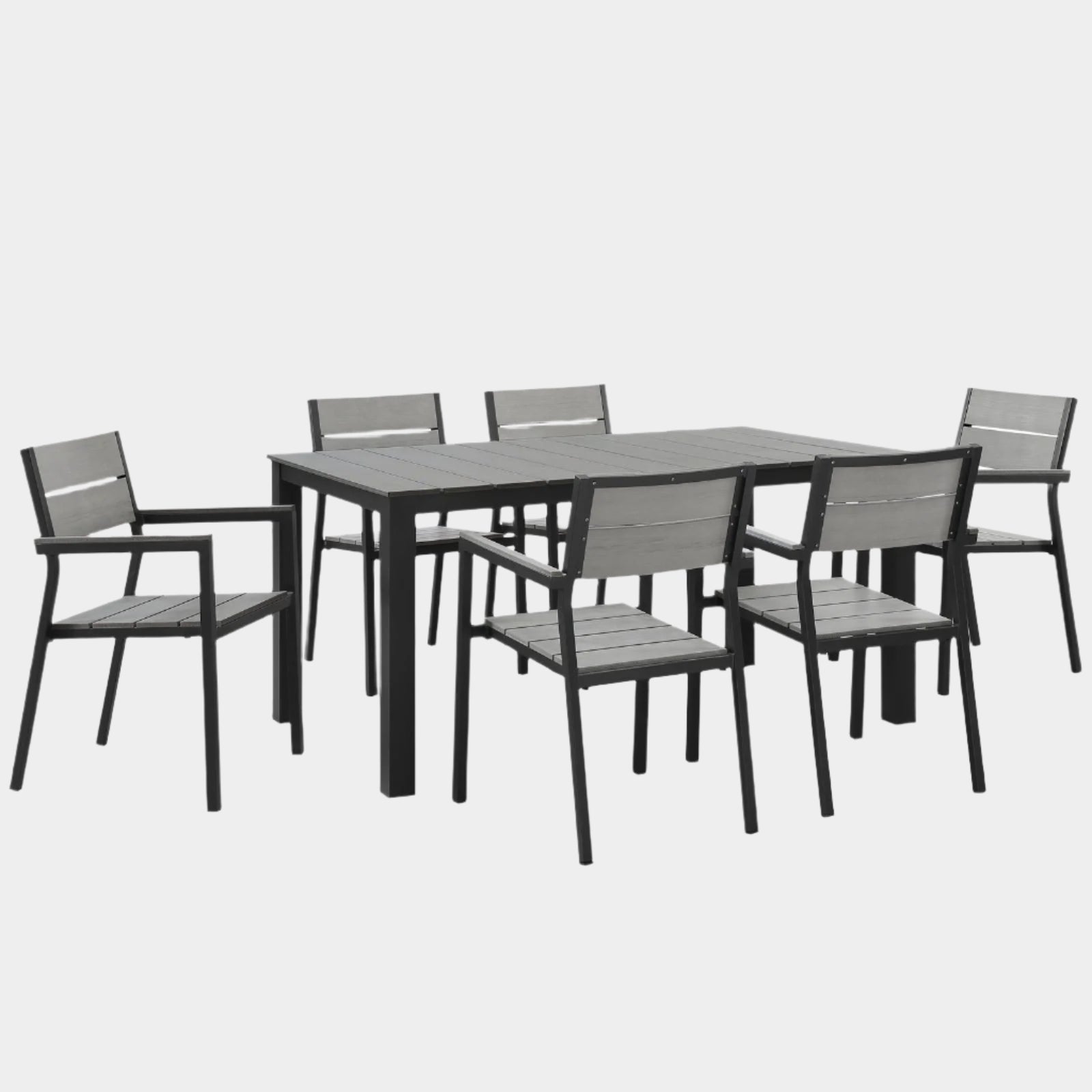 Maine 7 Piece Outdoor Patio Dining Set