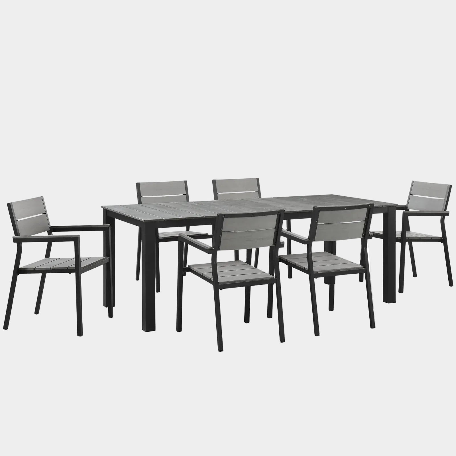 Maine 7 Piece Outdoor Patio Dining Set