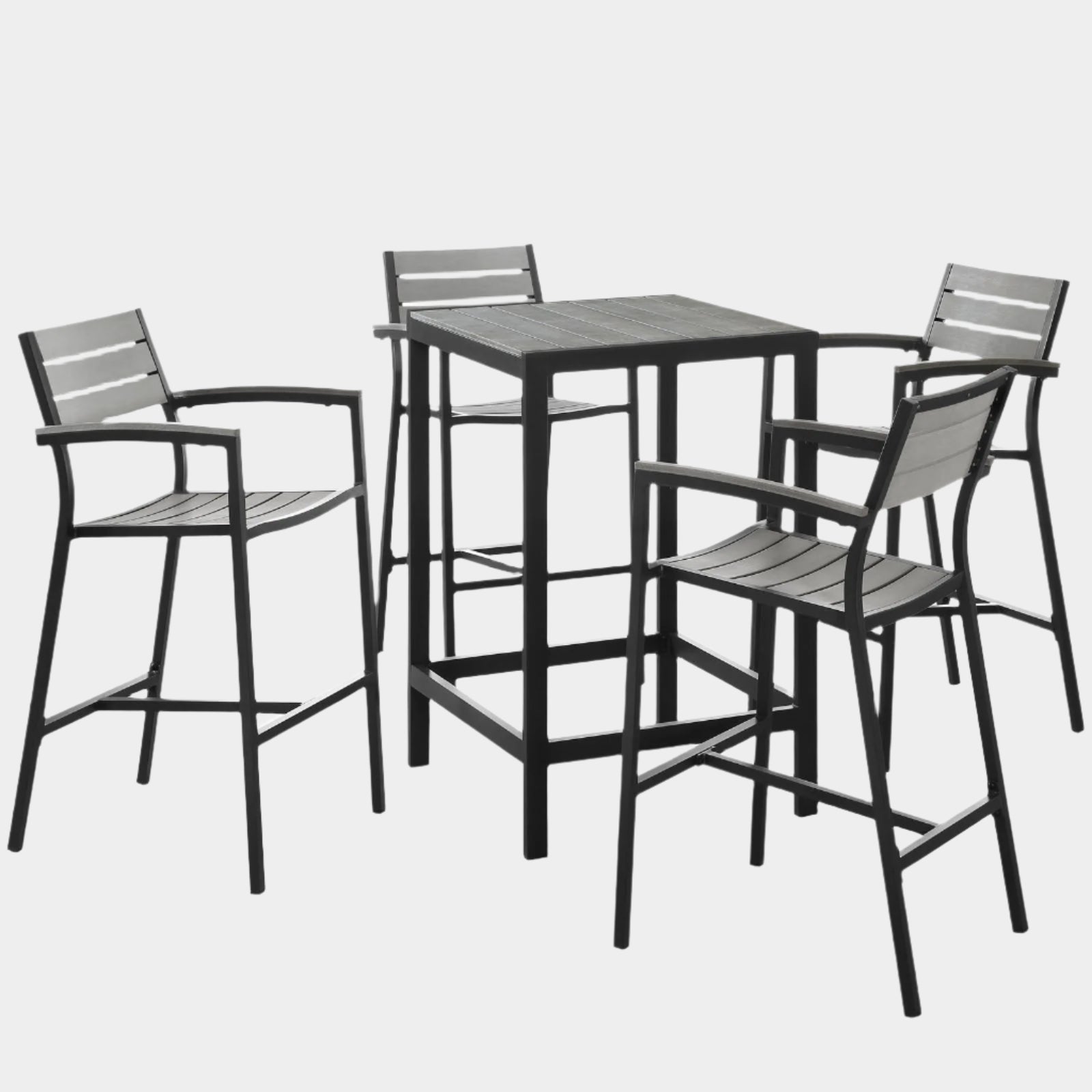 Maine 5 Piece Outdoor Patio Bar Set