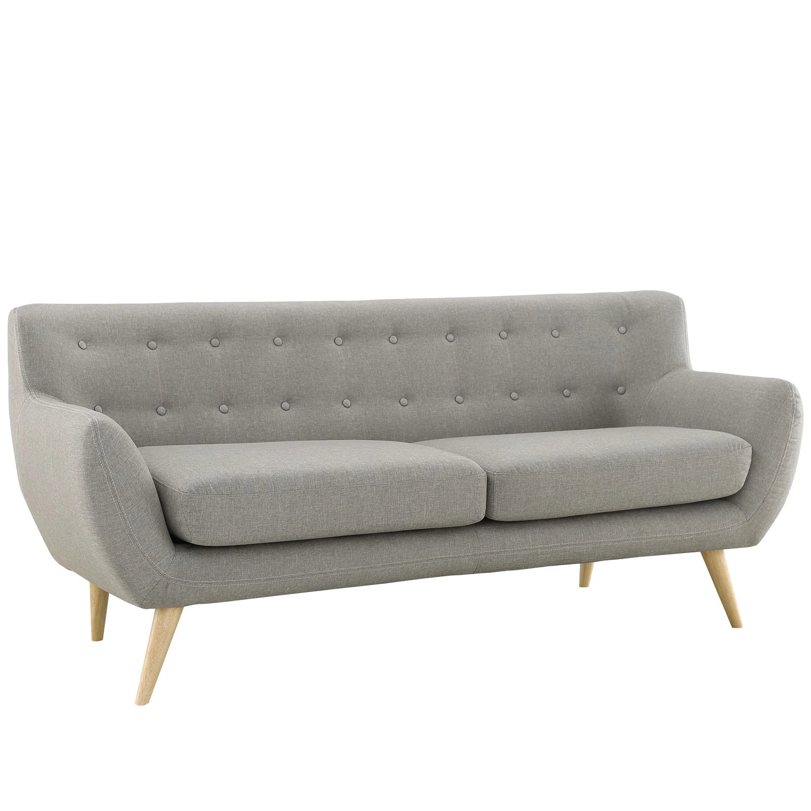 Chaise sans accoudoirs rembourrée en duvet Commix