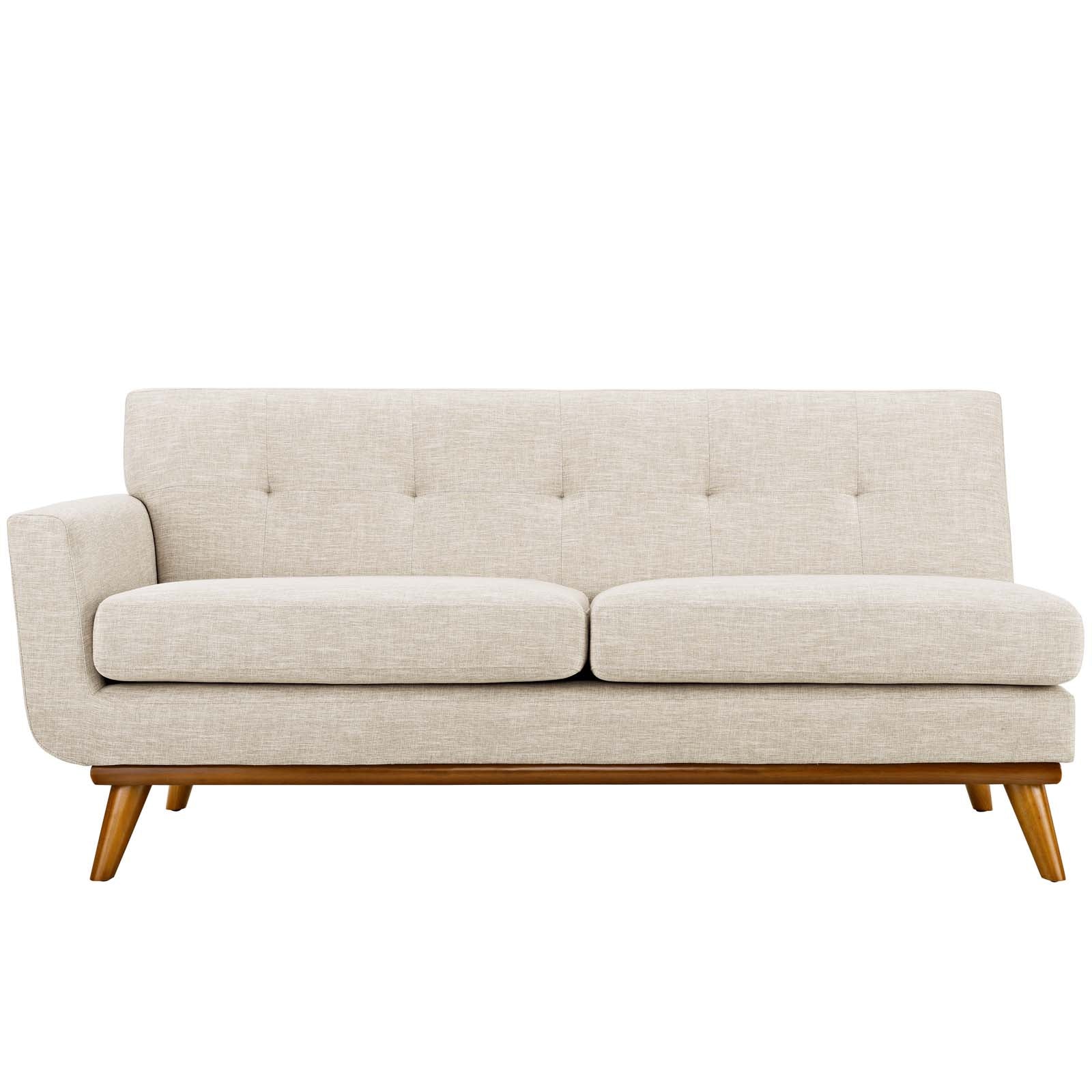 Engage Left-Arm Upholstered Fabric Loveseat