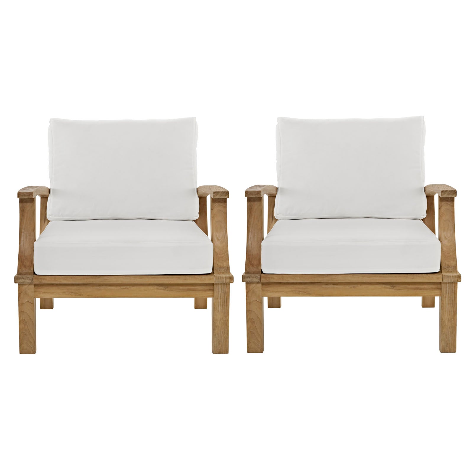 Marina 2 Piece Outdoor Patio Teak Set