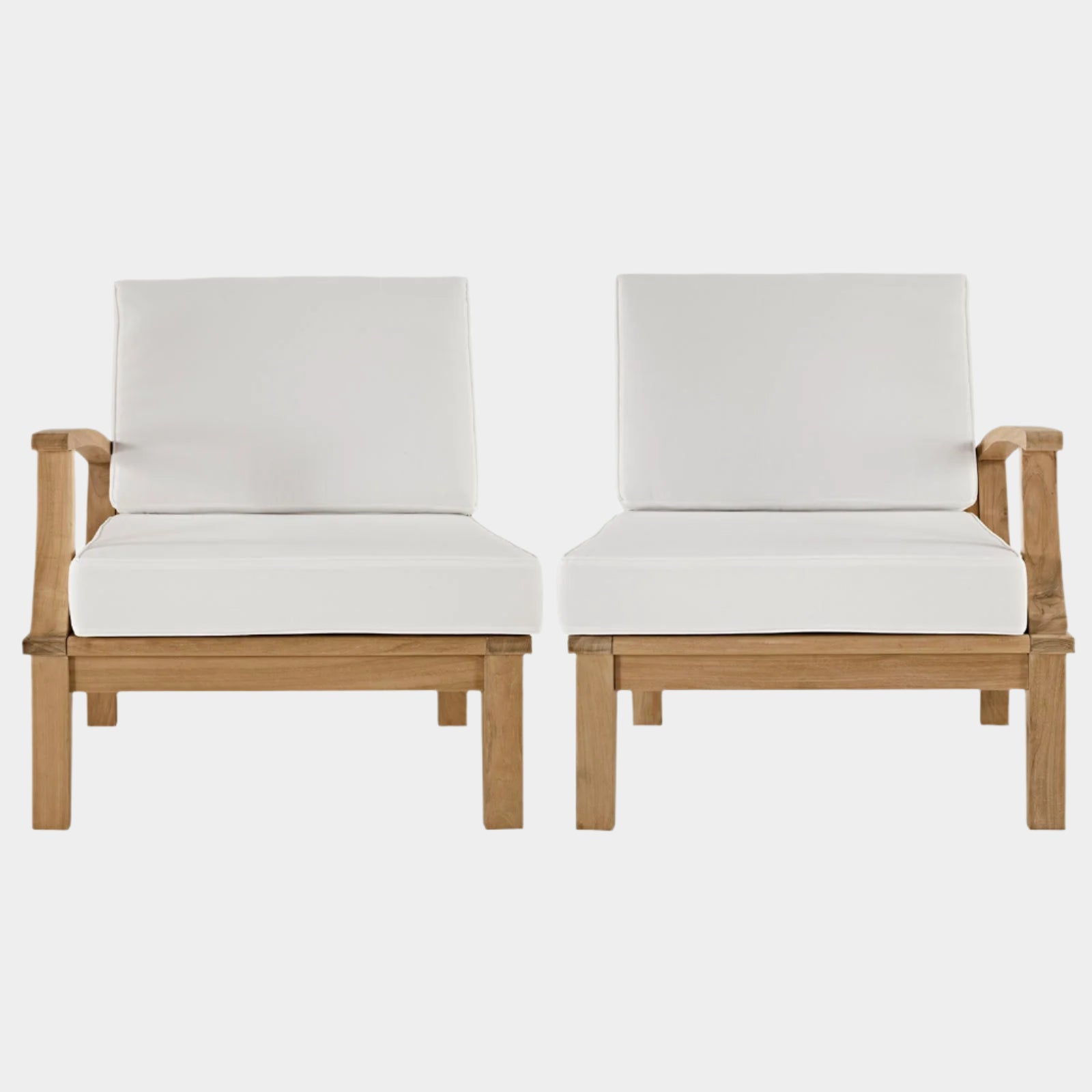 Marina 2 Piece Outdoor Patio Teak Set