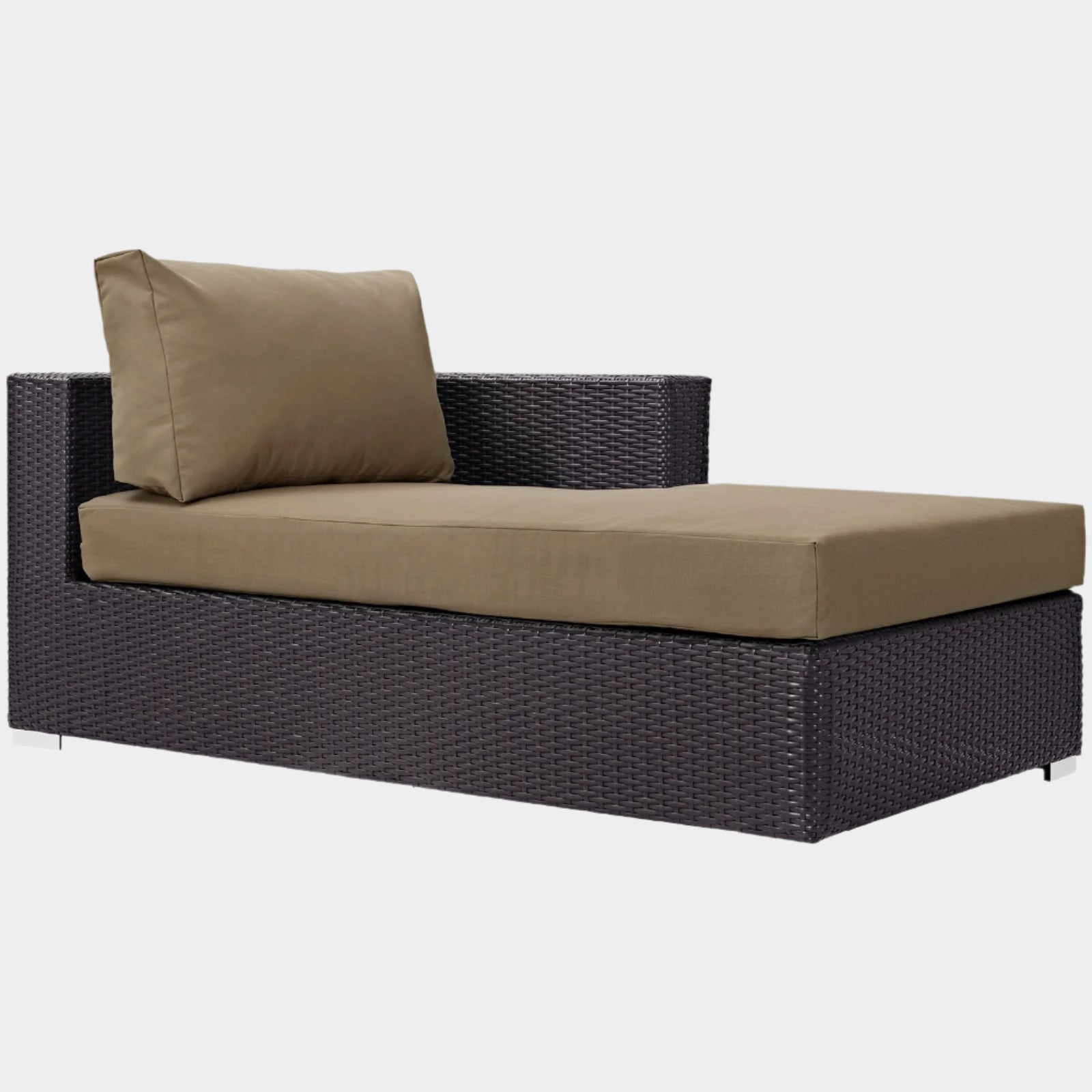 Convene Outdoor Patio Fabric Right Arm Chaise