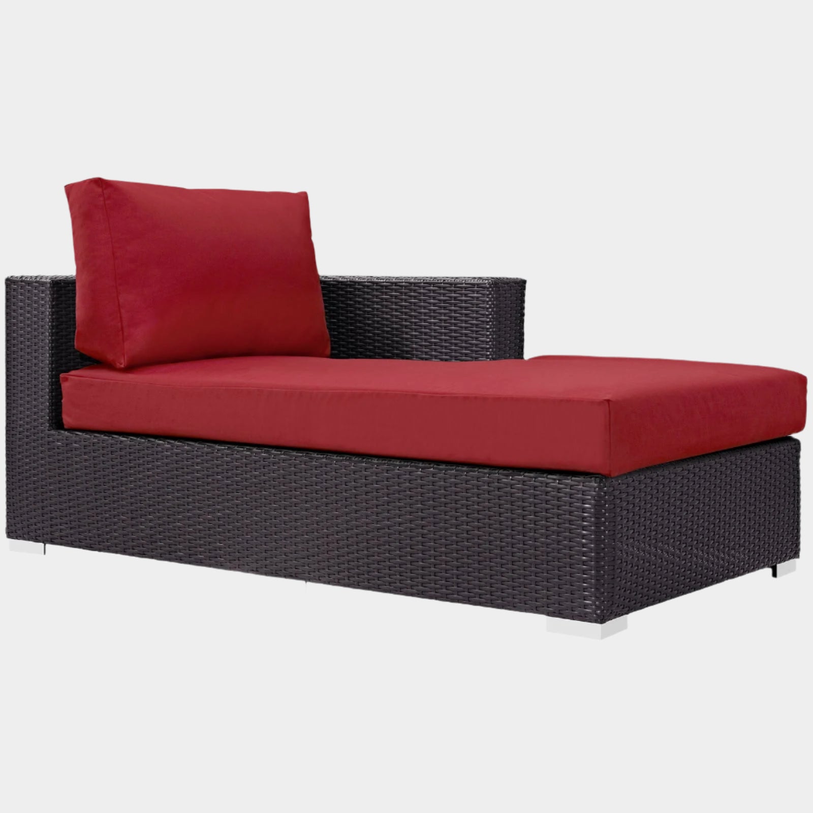 Convene Outdoor Patio Fabric Right Arm Chaise