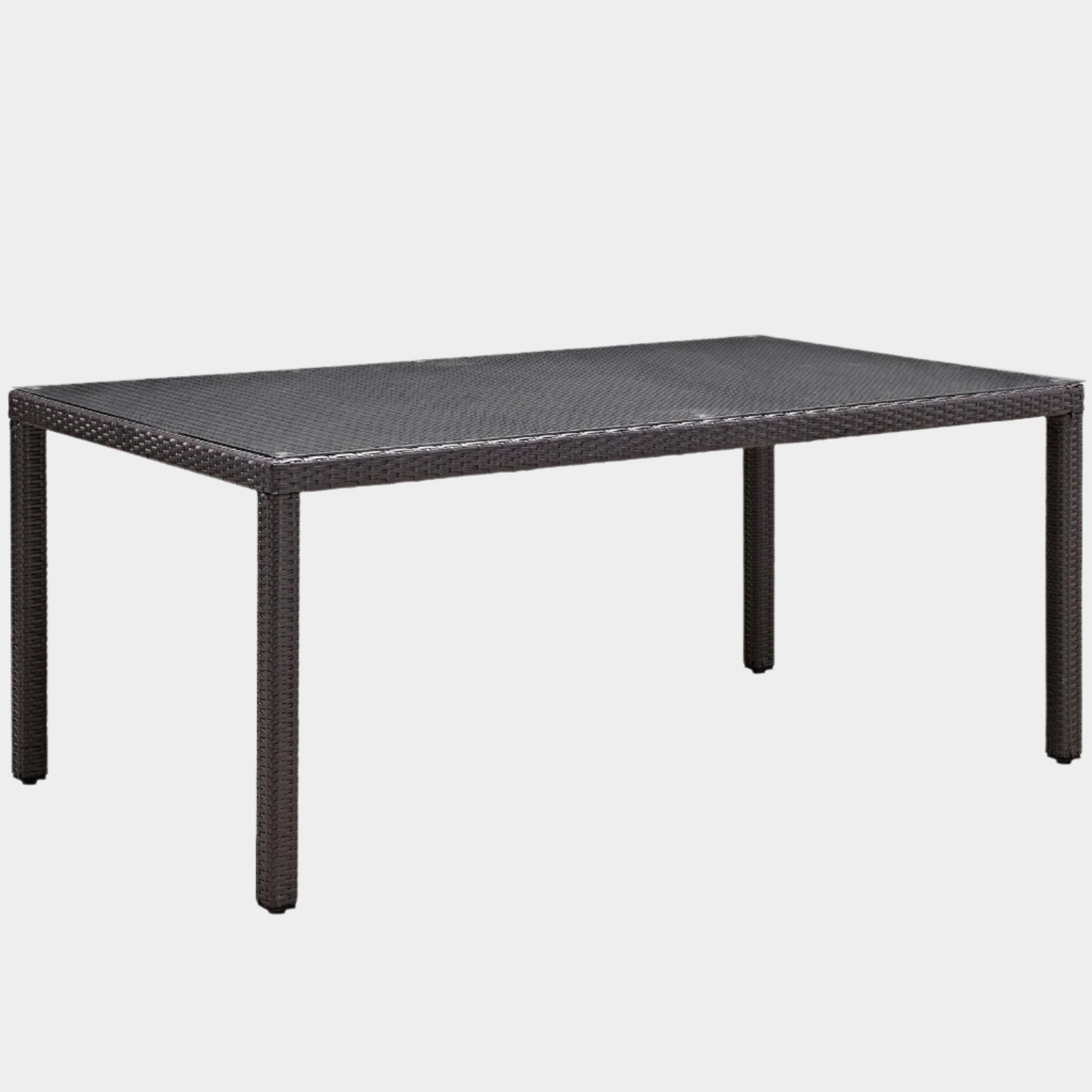 Convene 70" Outdoor Patio Dining Table in Espresso