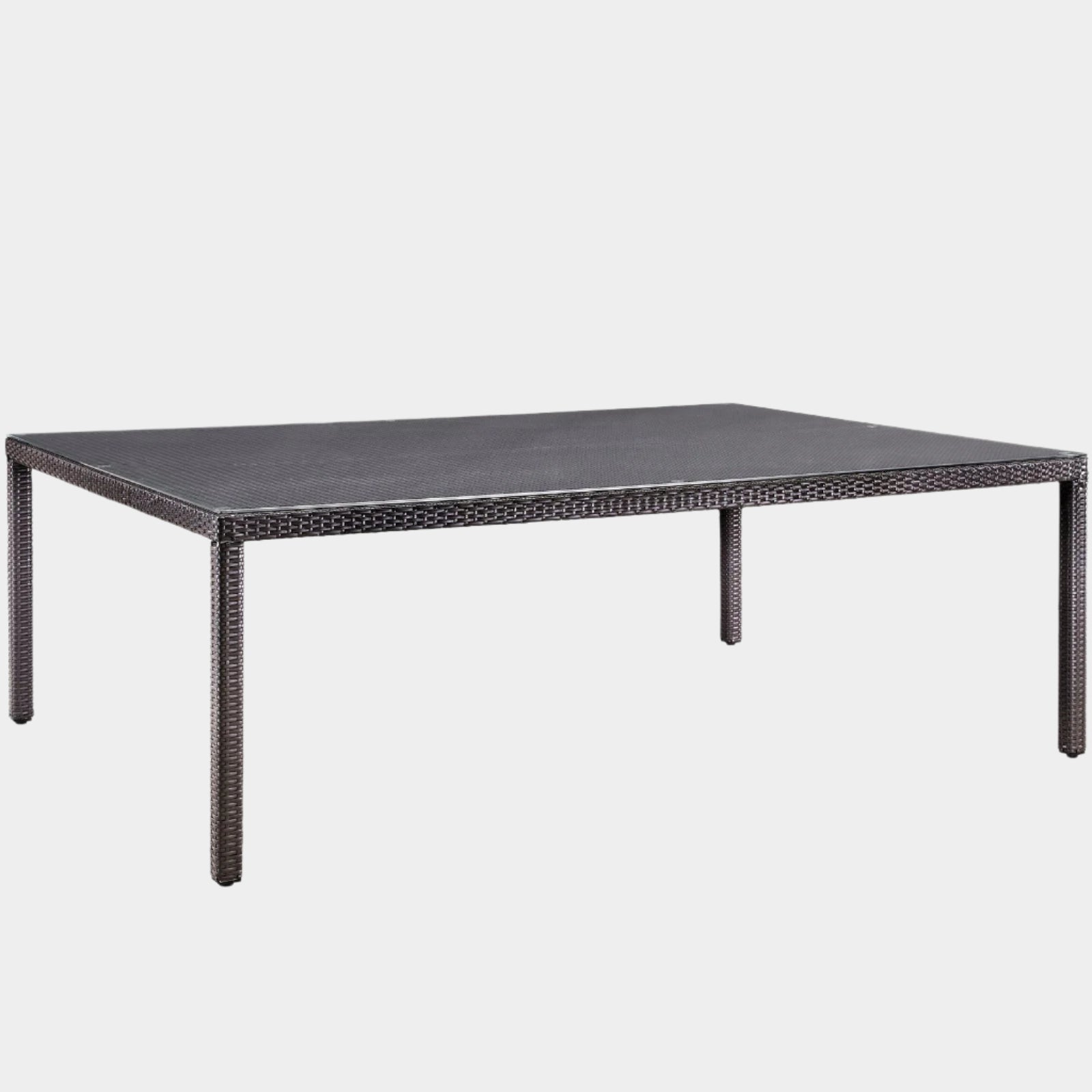 Convene 90" Outdoor Patio Dining Table in Espresso