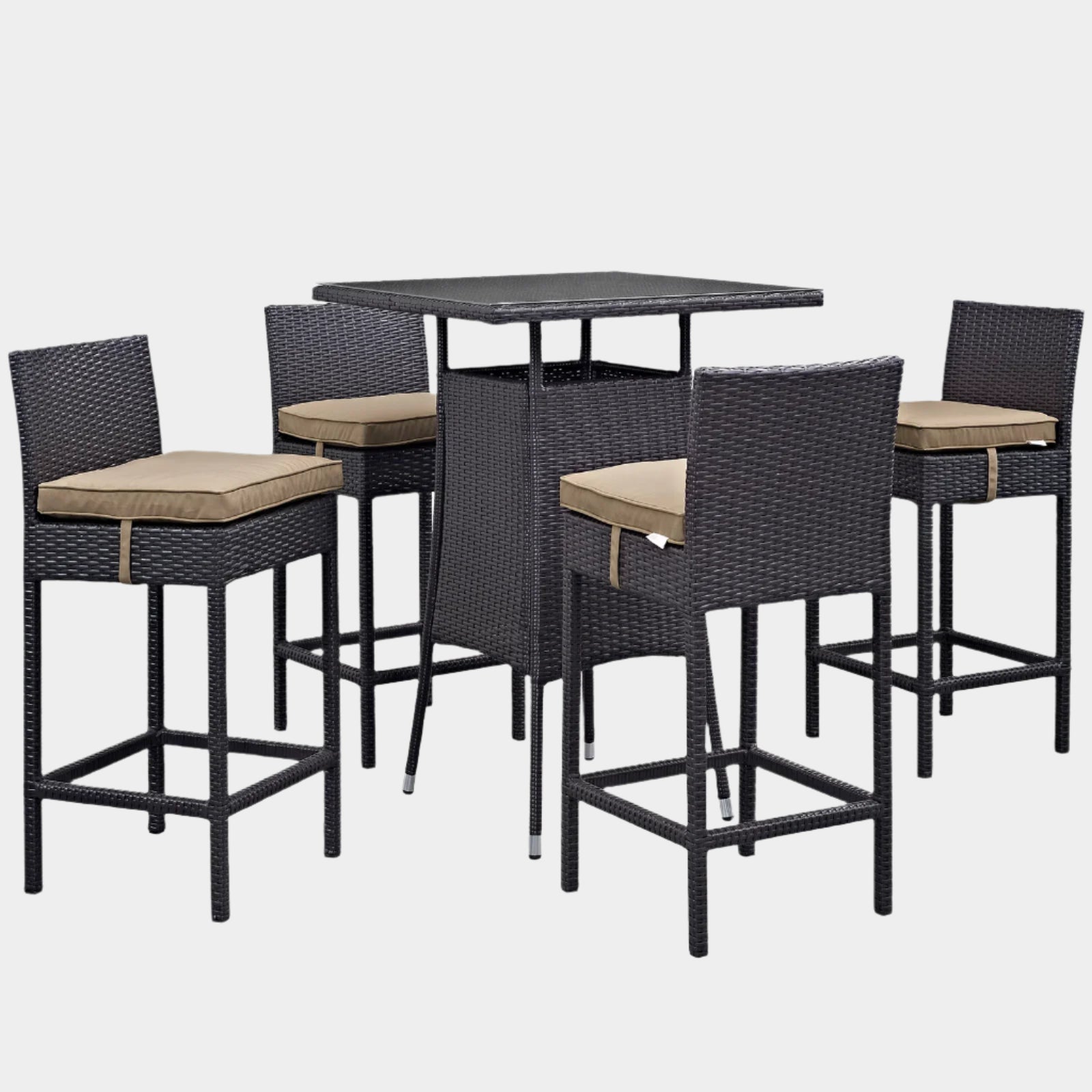 Ensemble de salle à manger d'extérieur en aluminium Raleigh 5 pièces