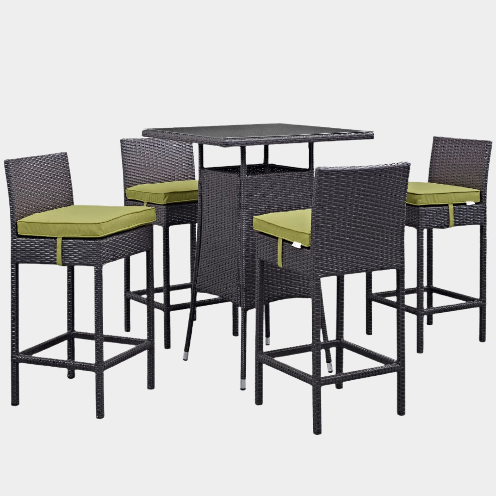 Ensemble de salle à manger d'extérieur en aluminium Raleigh 5 pièces