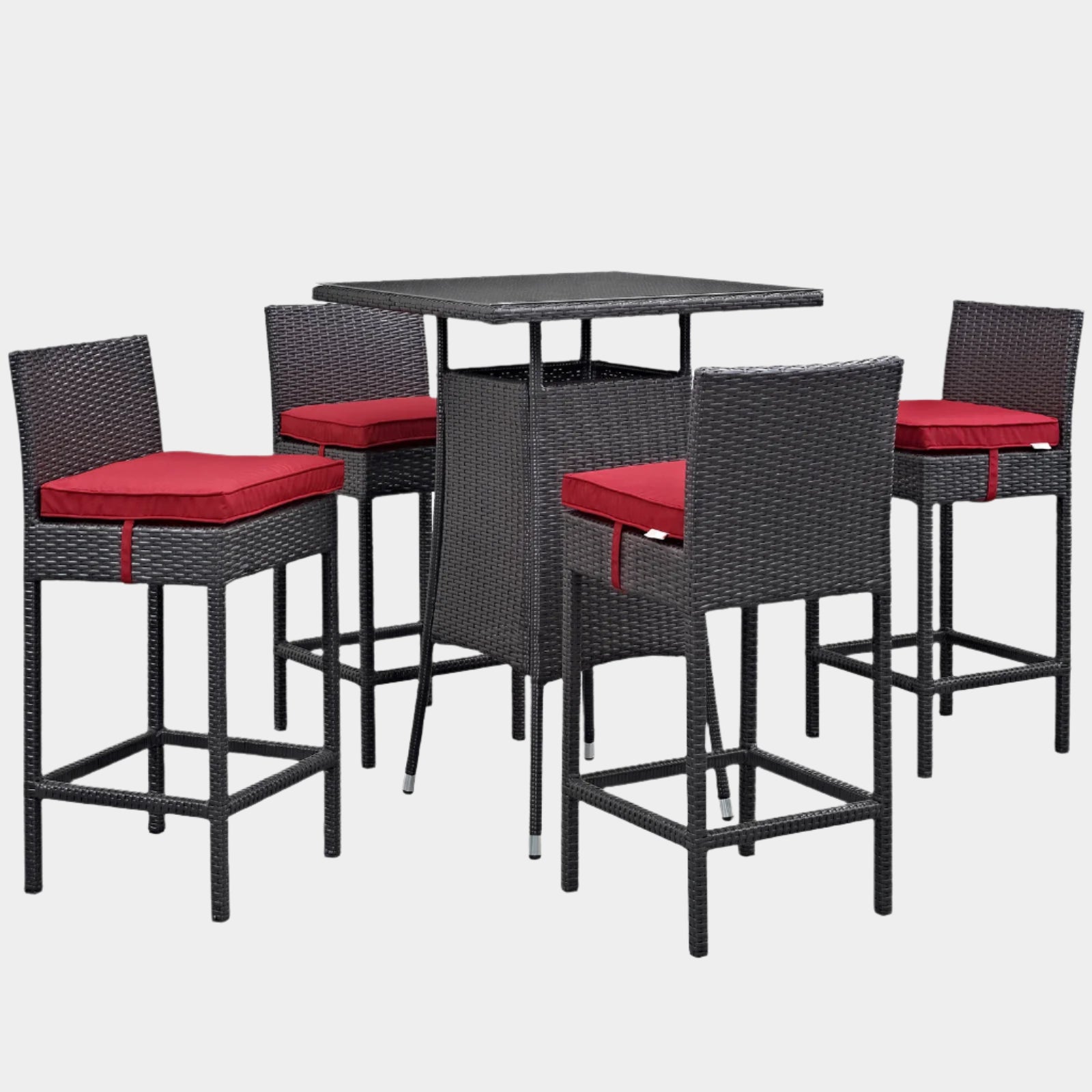 Ensemble de salle à manger d'extérieur en aluminium Raleigh 5 pièces