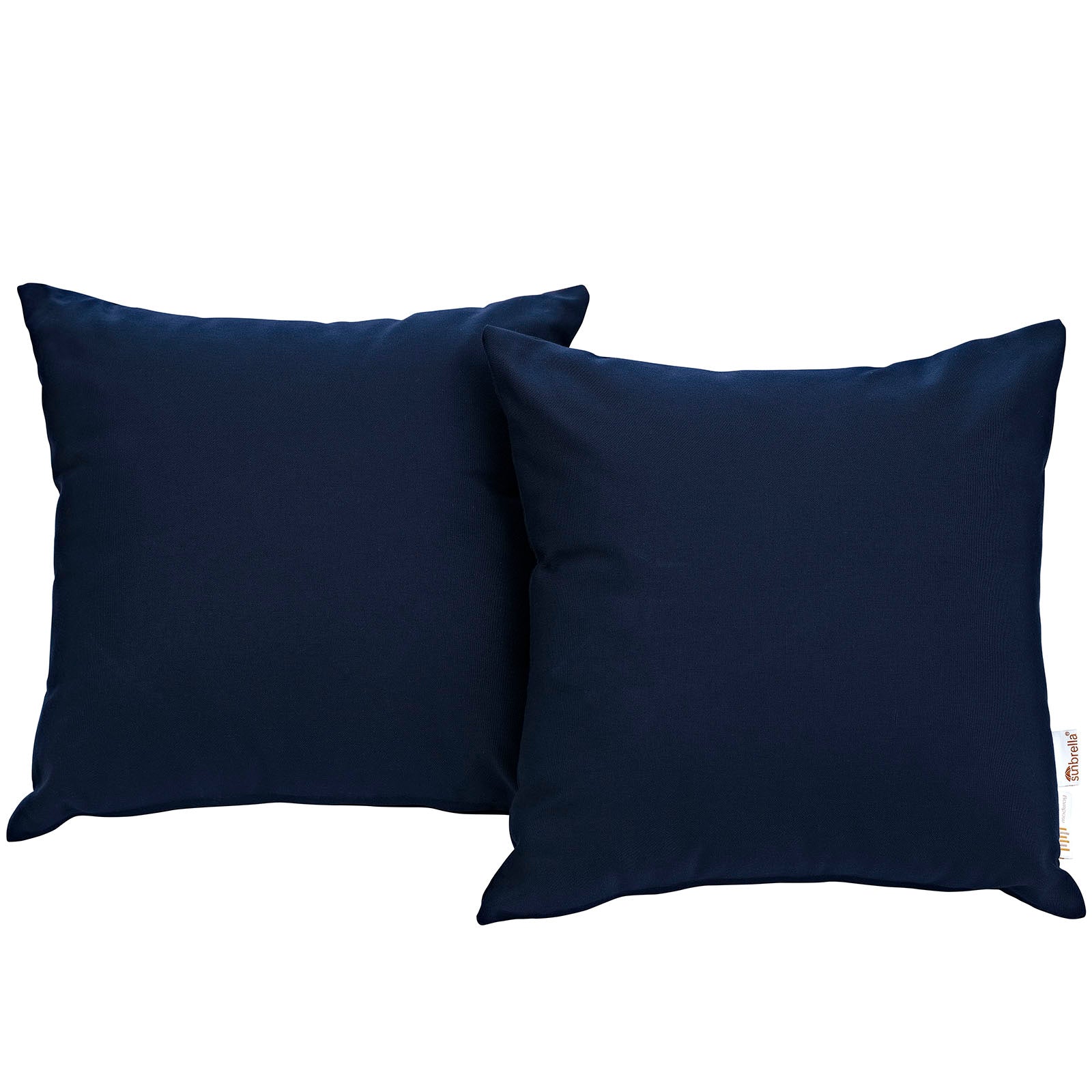 Summon 2 Piece Outdoor Patio Sunbrella® Pillow Set in Navy