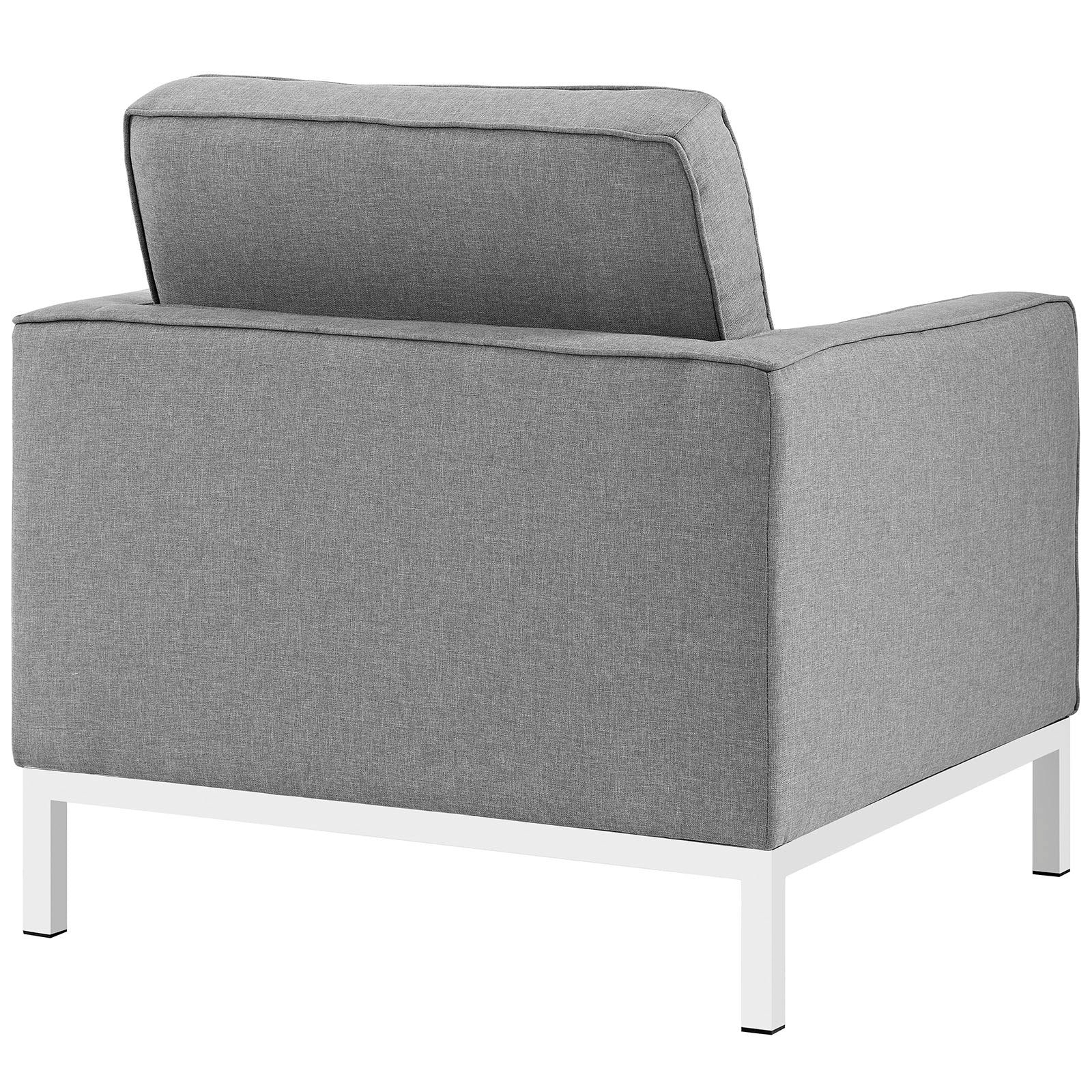 Fauteuil en tissu rembourré Loft 