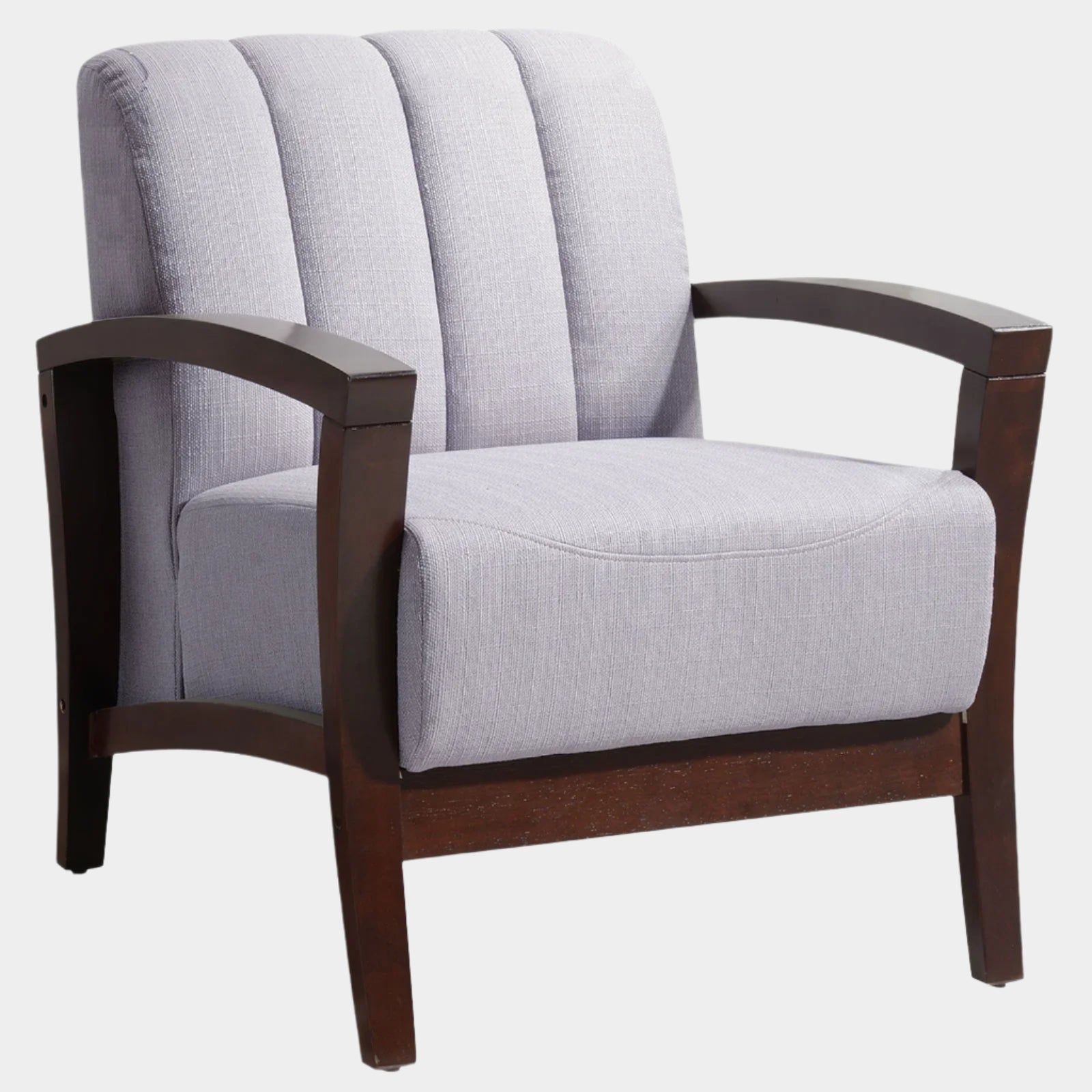 Fauteuil en tissu rembourré Enamor