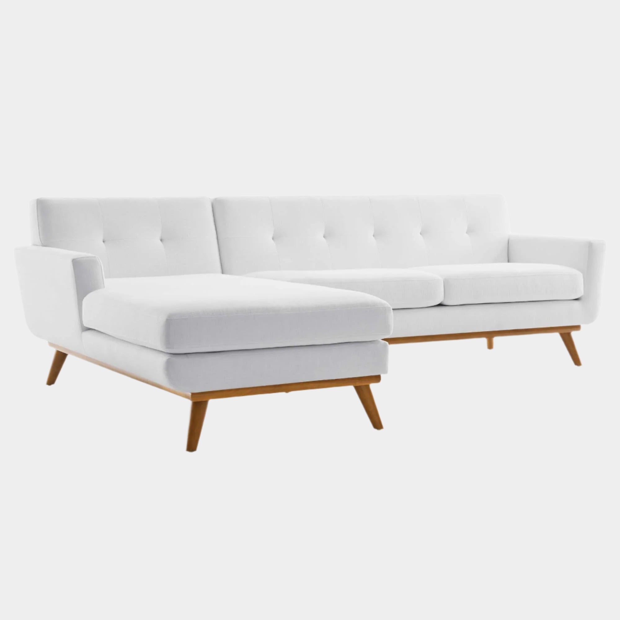 Engage Left-Facing Upholstered Fabric Sectional Sofa