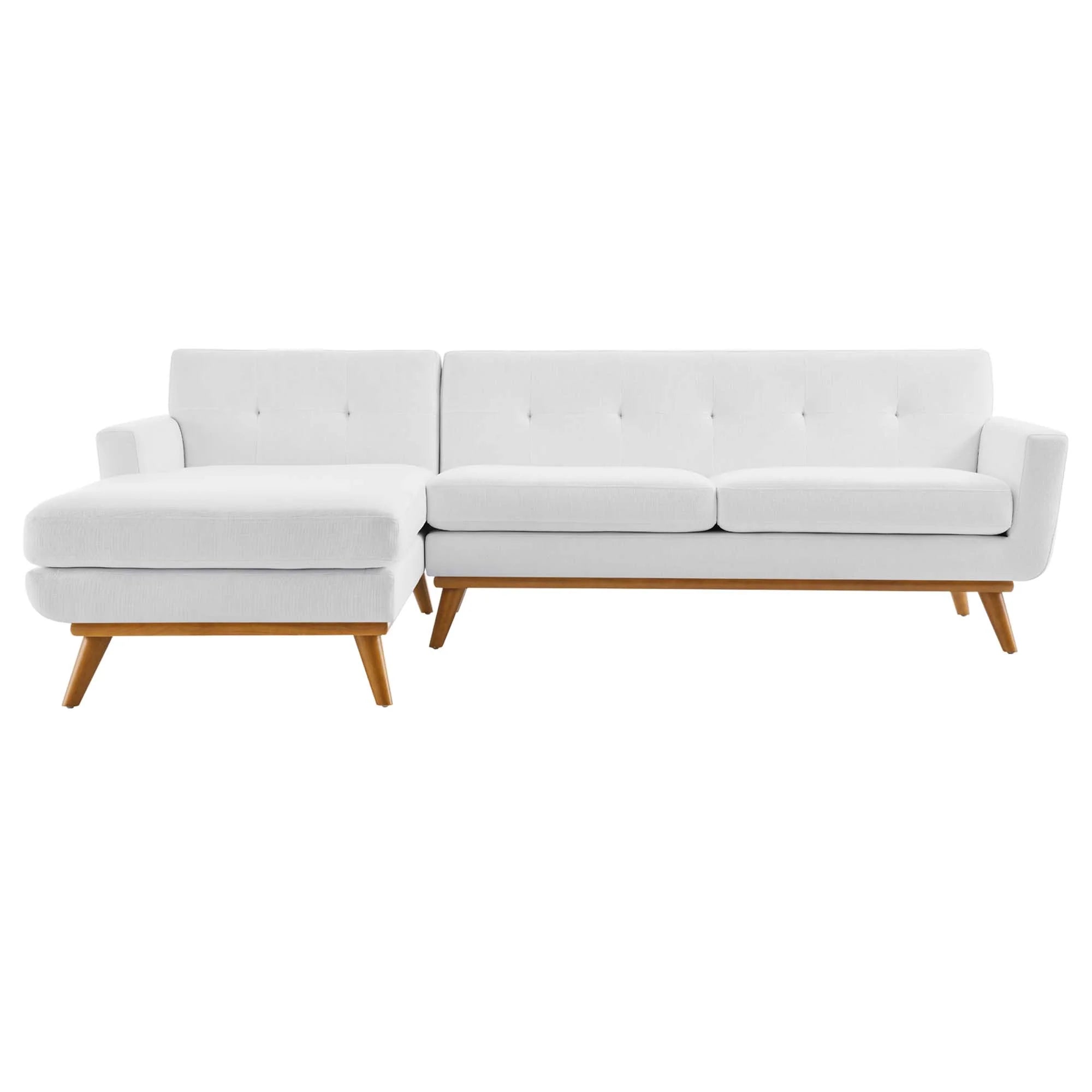 Engage Left-Facing Upholstered Fabric Sectional Sofa