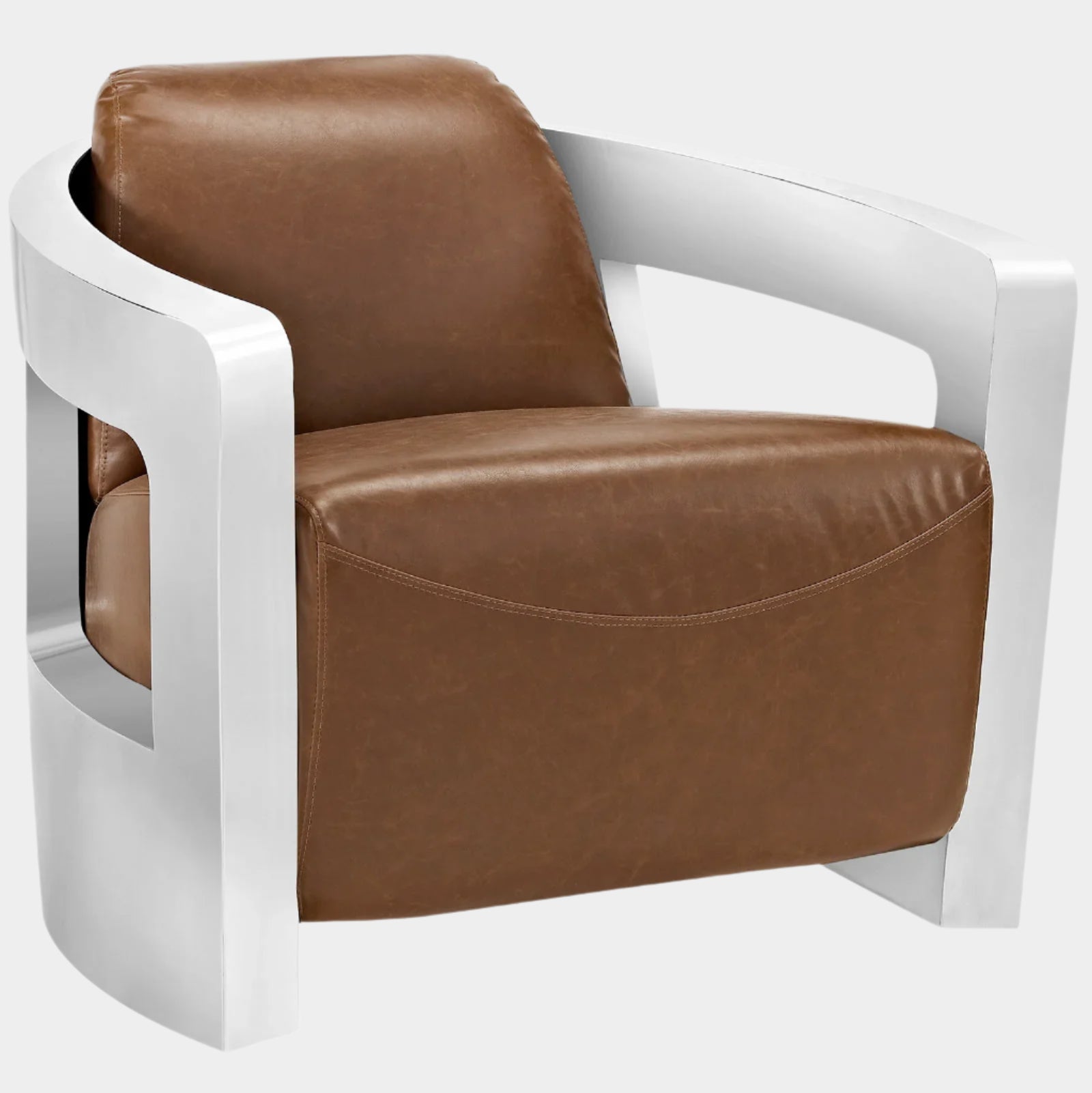 Trip Leather Lounge Chair