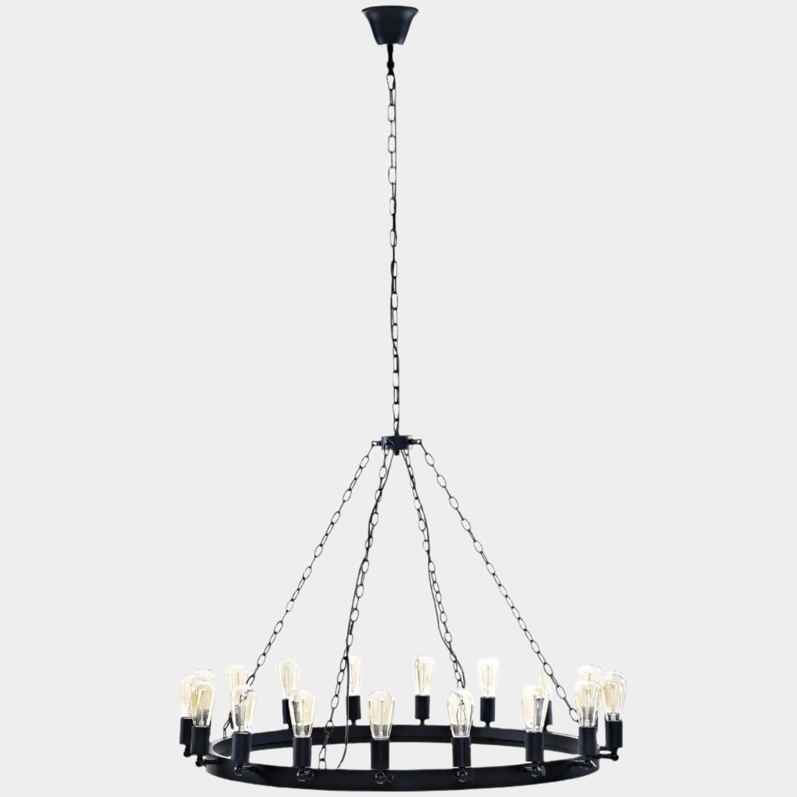 Teleport 43" Chandelier in Brown