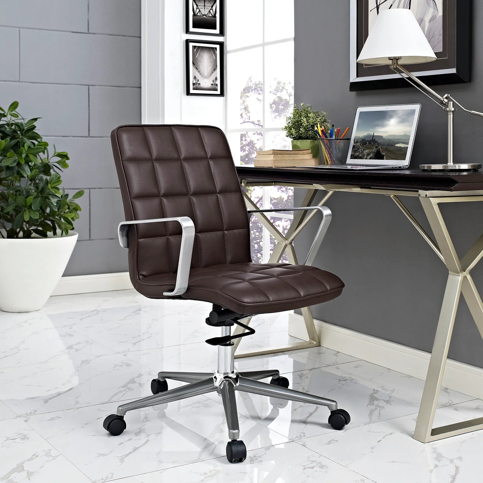 Chaise de bureau en carrelage