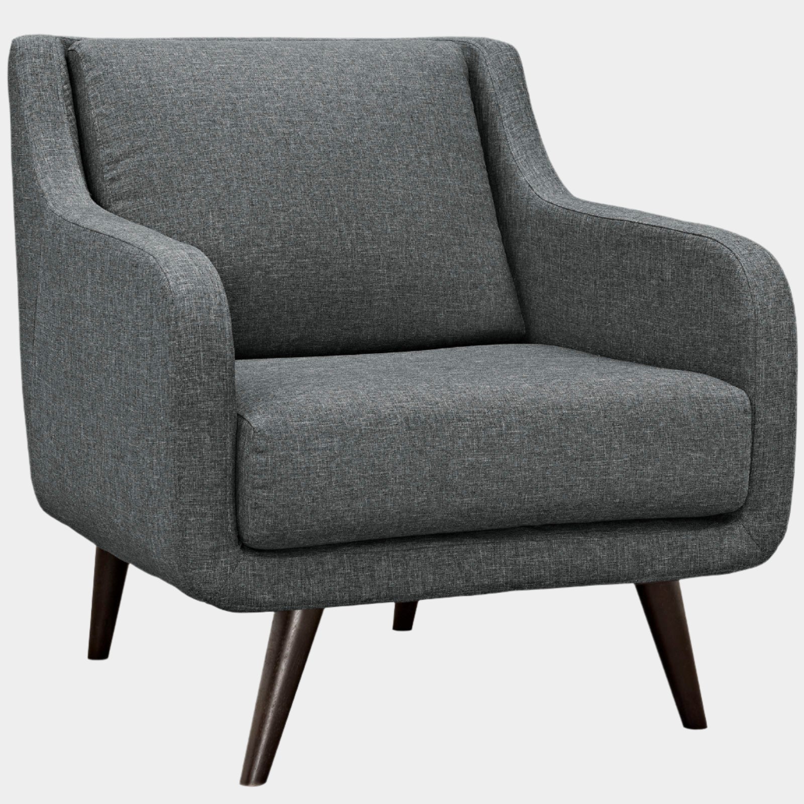 Fauteuil en tissu rembourré Verve 