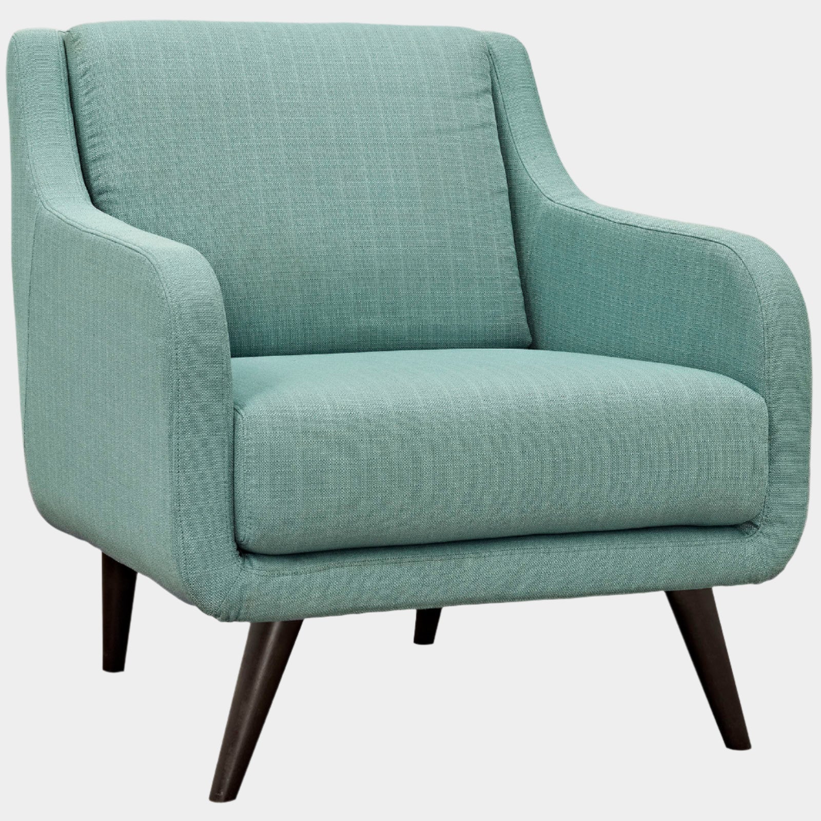 Fauteuil en tissu rembourré Verve 