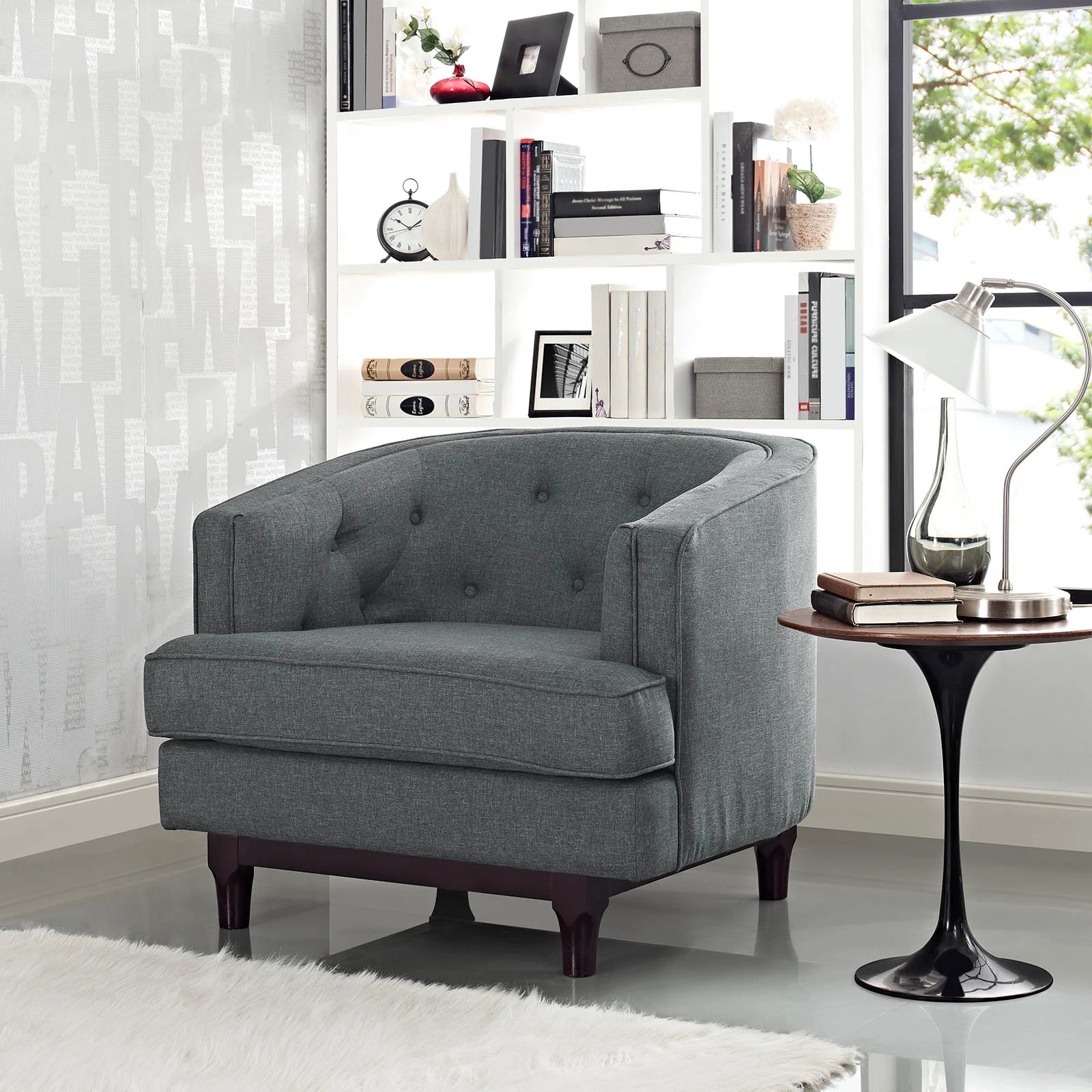 Coast Upholstered Fabric Armchair