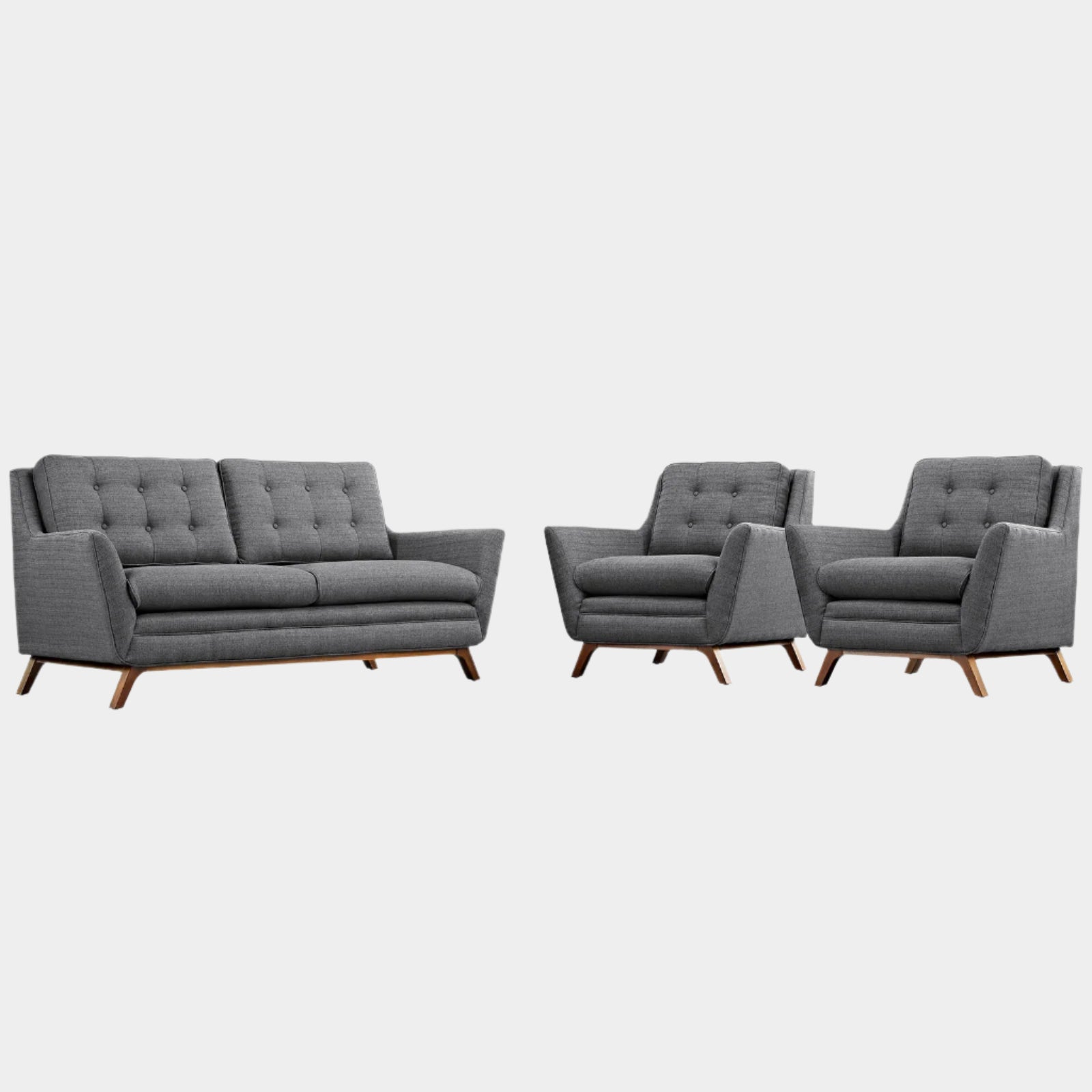 Chaise sans accoudoirs rembourrée en duvet Commix