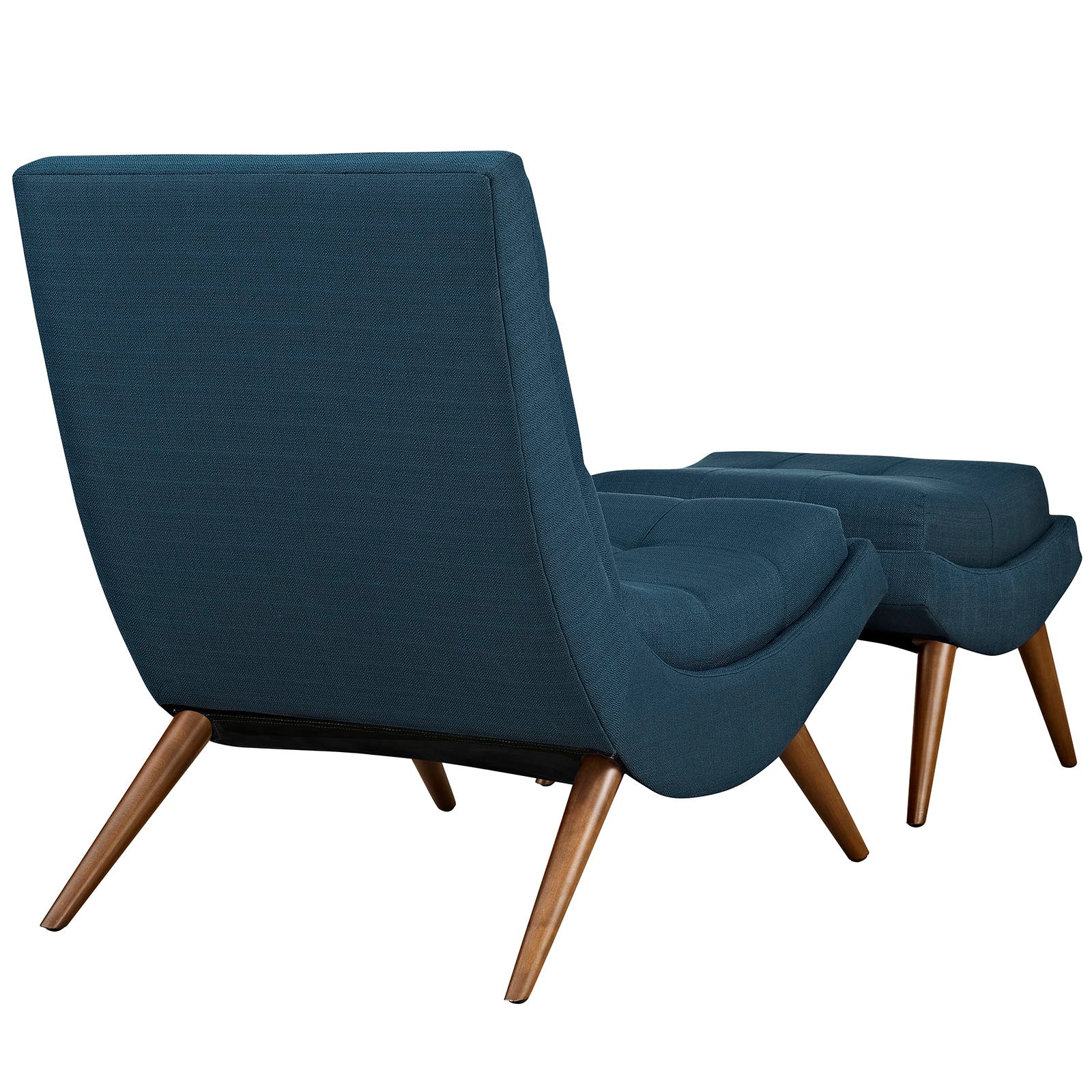Chaise pivotante en tissu velours et bois Astral Performance