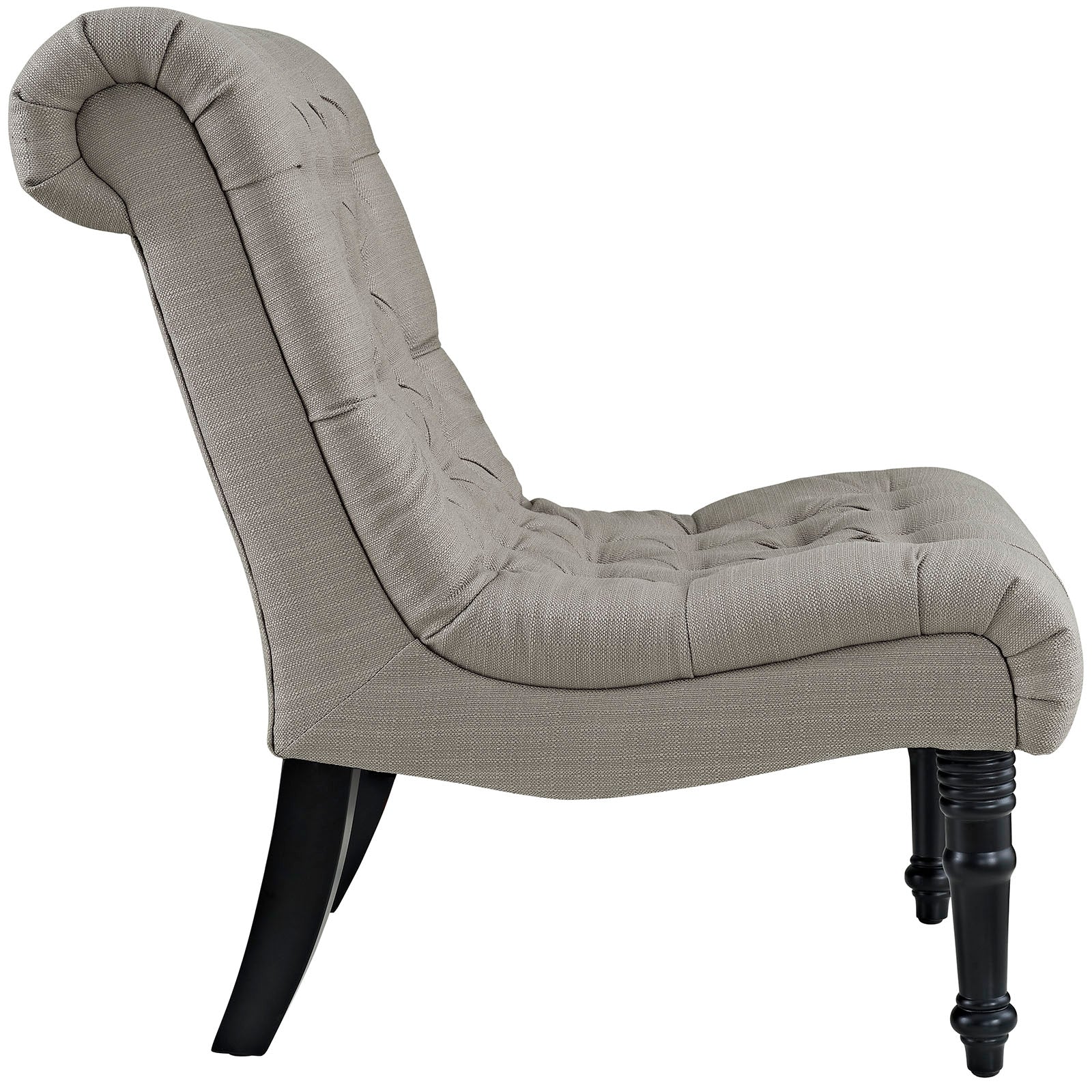 Fauteuil de salon en velours Ponder Performance 