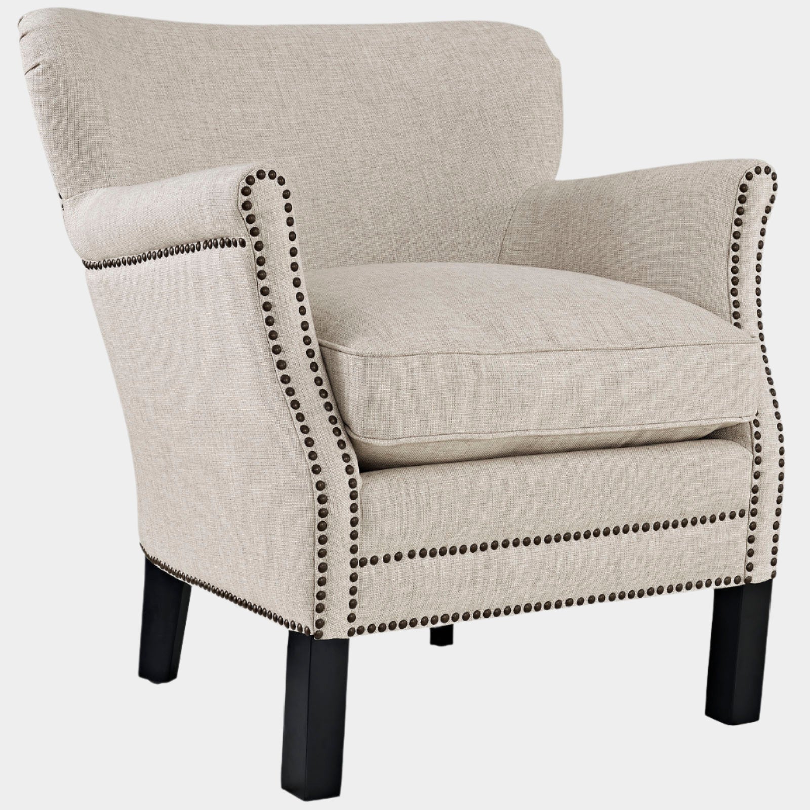 Key Upholstered Fabric Armchair