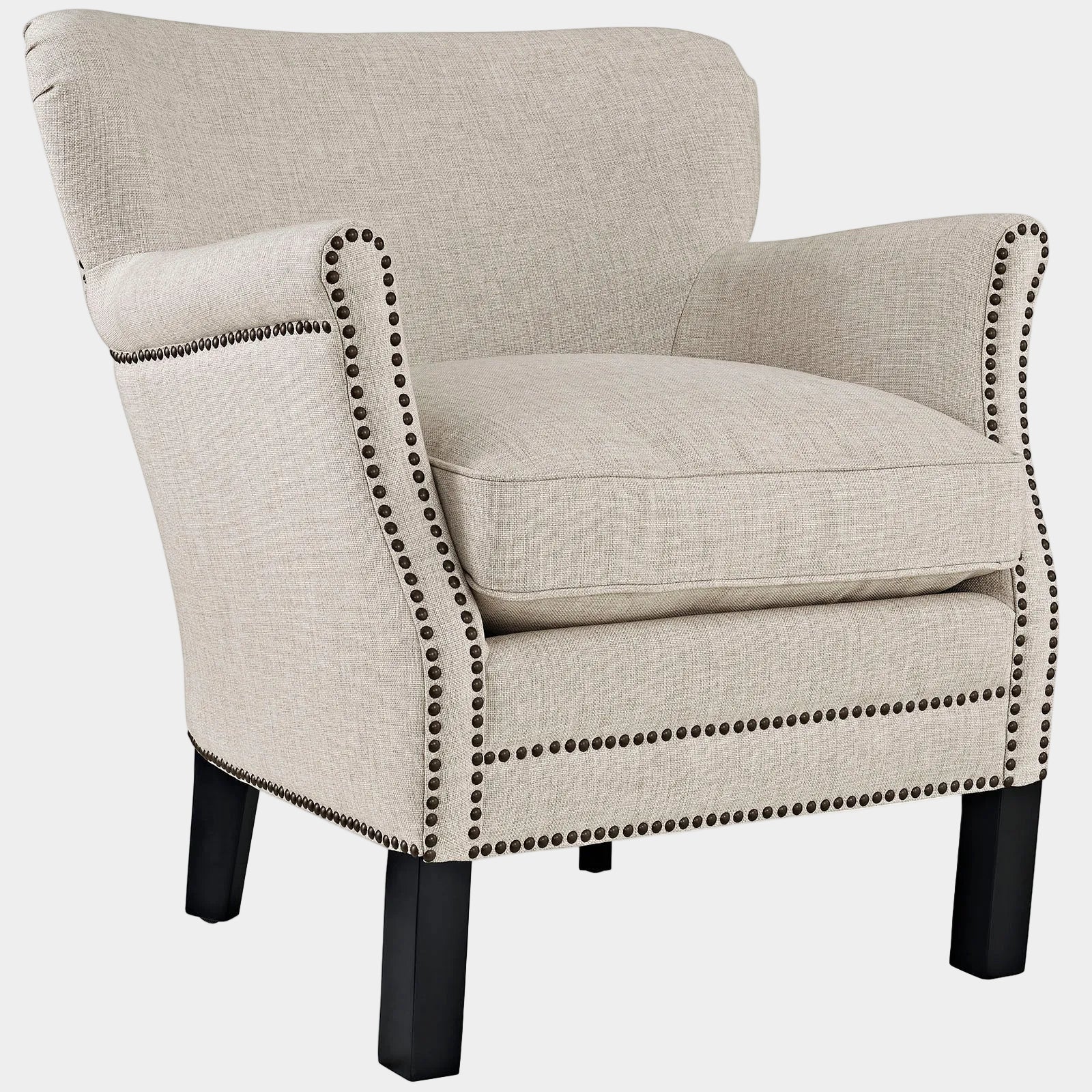 Key Upholstered Fabric Armchair