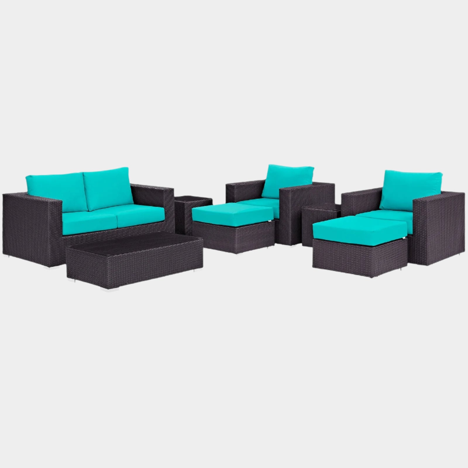 Convene 8 Piece Outdoor Patio Sofa Set