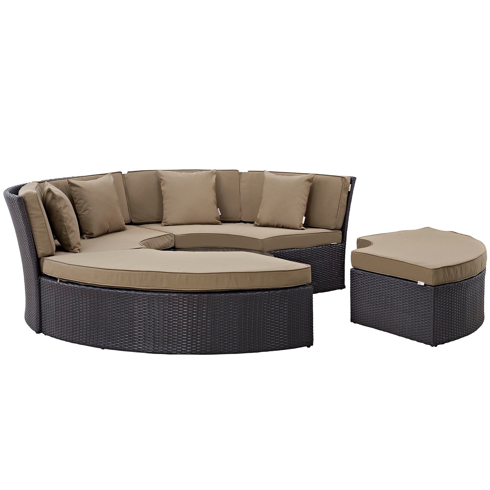 Convene Circular Outdoor Patio Daybed Set