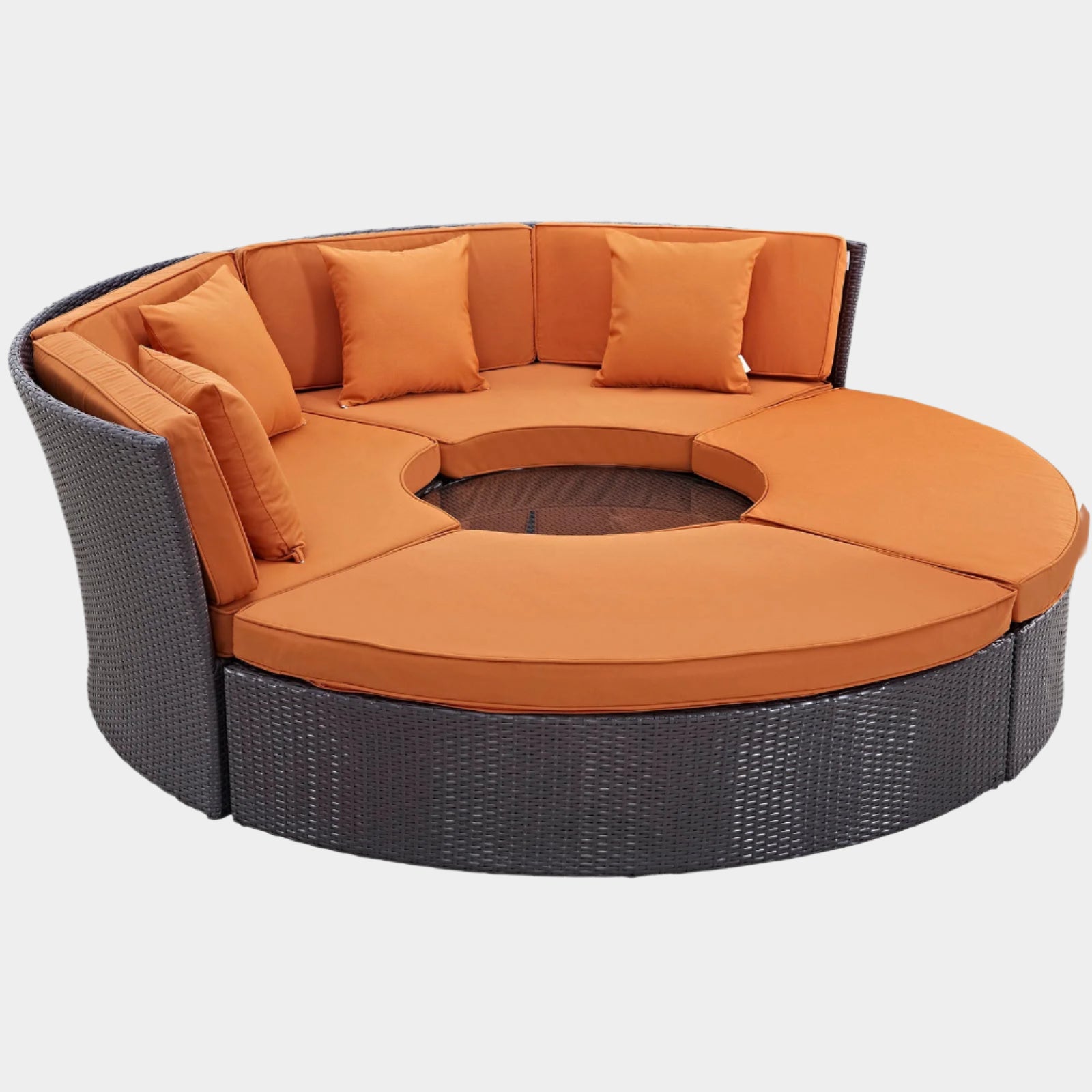 Convene Circular Outdoor Patio Daybed Set