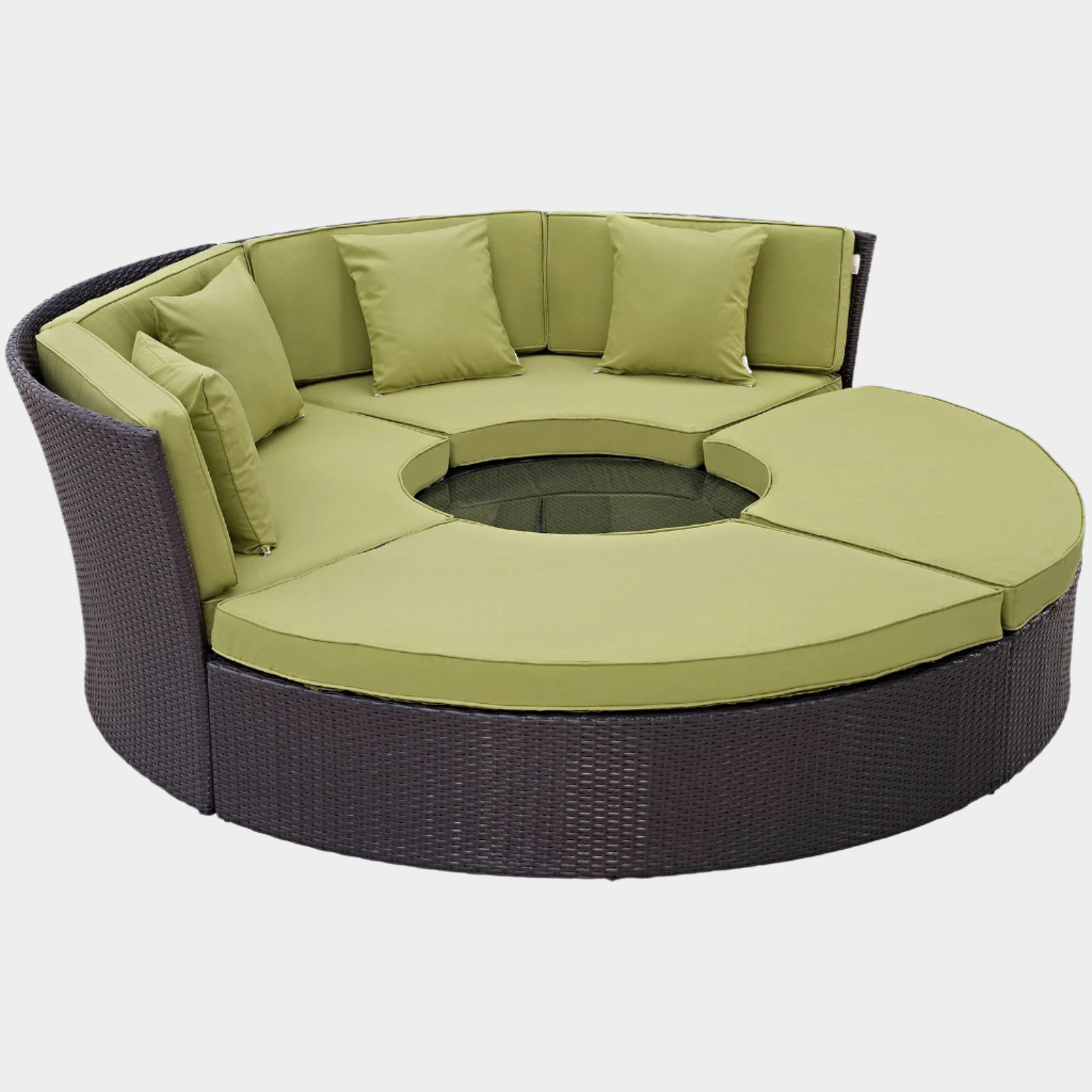 Convene Circular Outdoor Patio Daybed Set