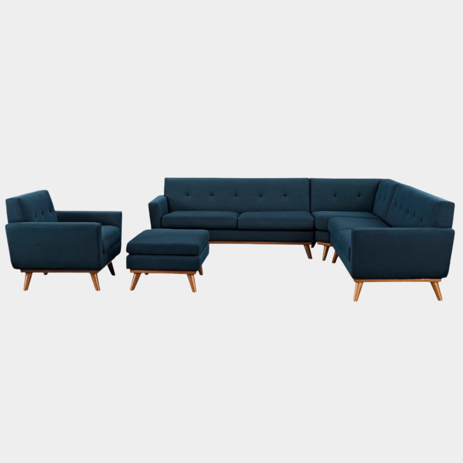 Chaise sans accoudoirs rembourrée en duvet Commix