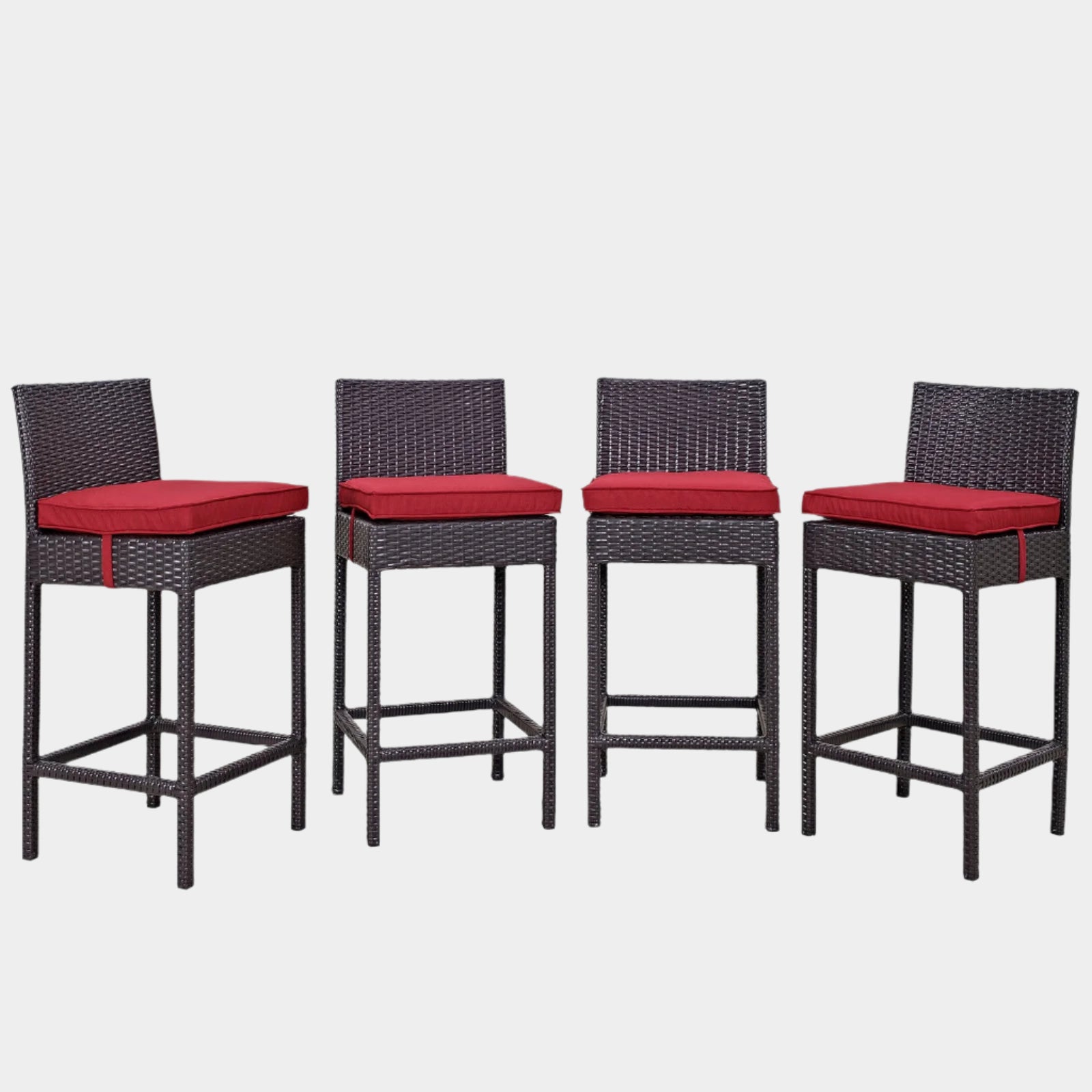 Convene 4 Piece Outdoor Patio Pub Set