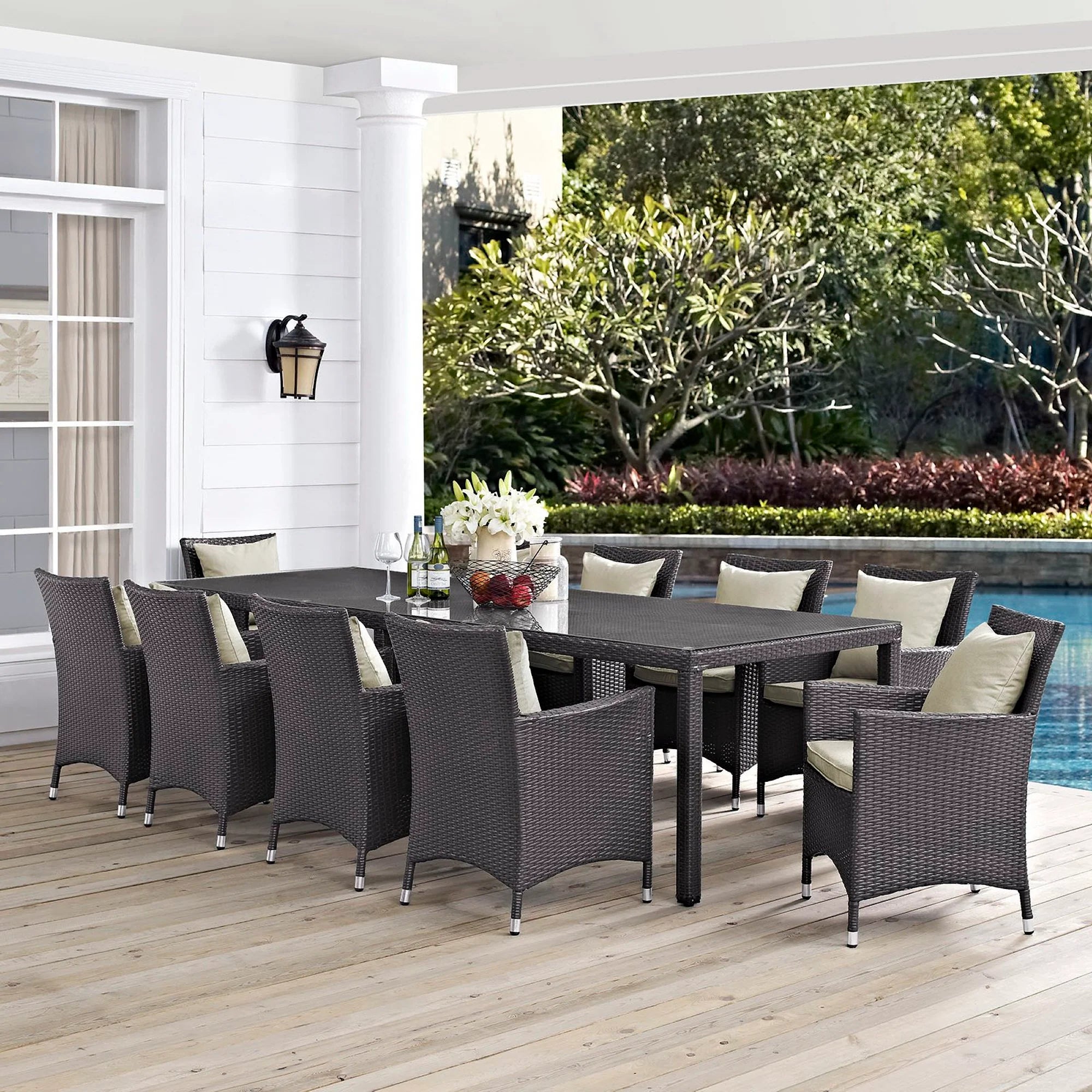 Convene 11 Piece Outdoor Dining Set