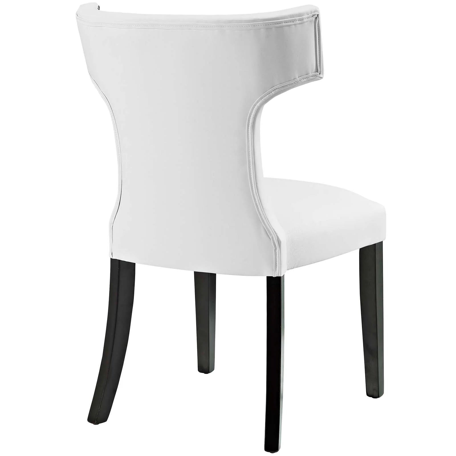 Curve Vegan Leather Dining Chair