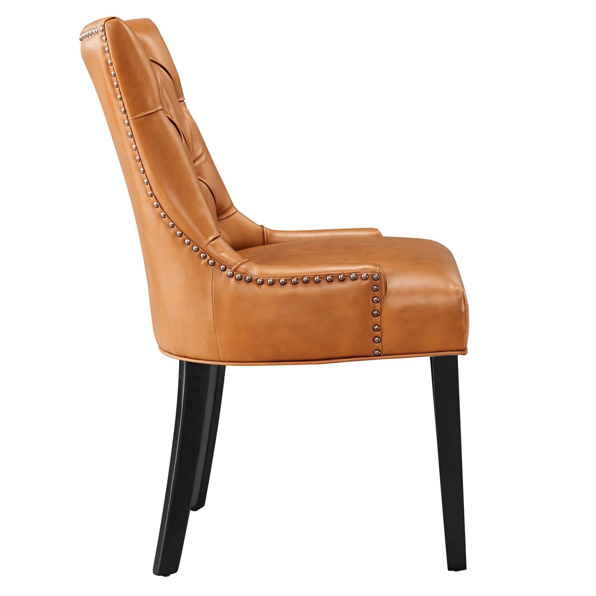 Regent Tufted Vegan Leather Dining Chair