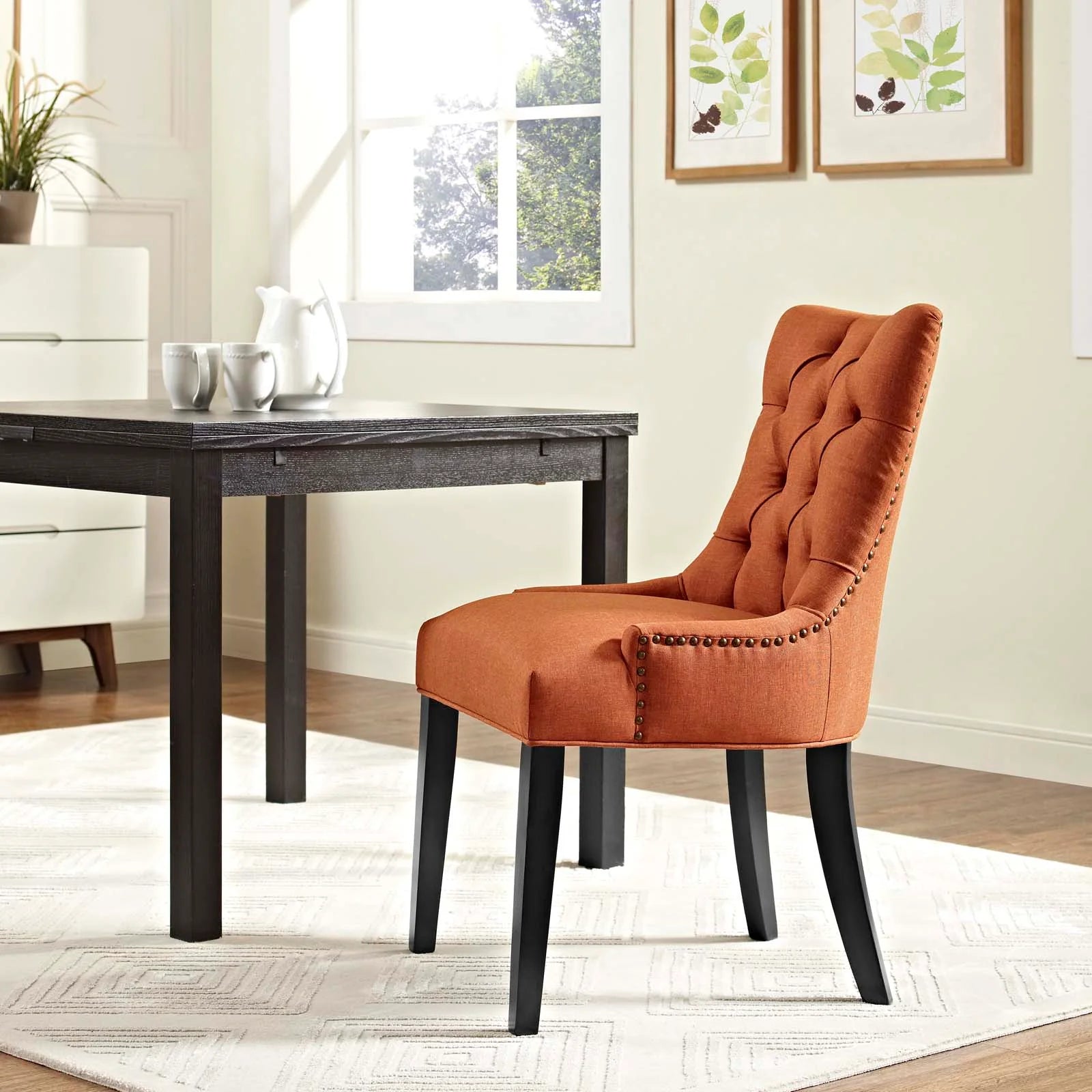 Regent Tufted Fabric Dining Chair