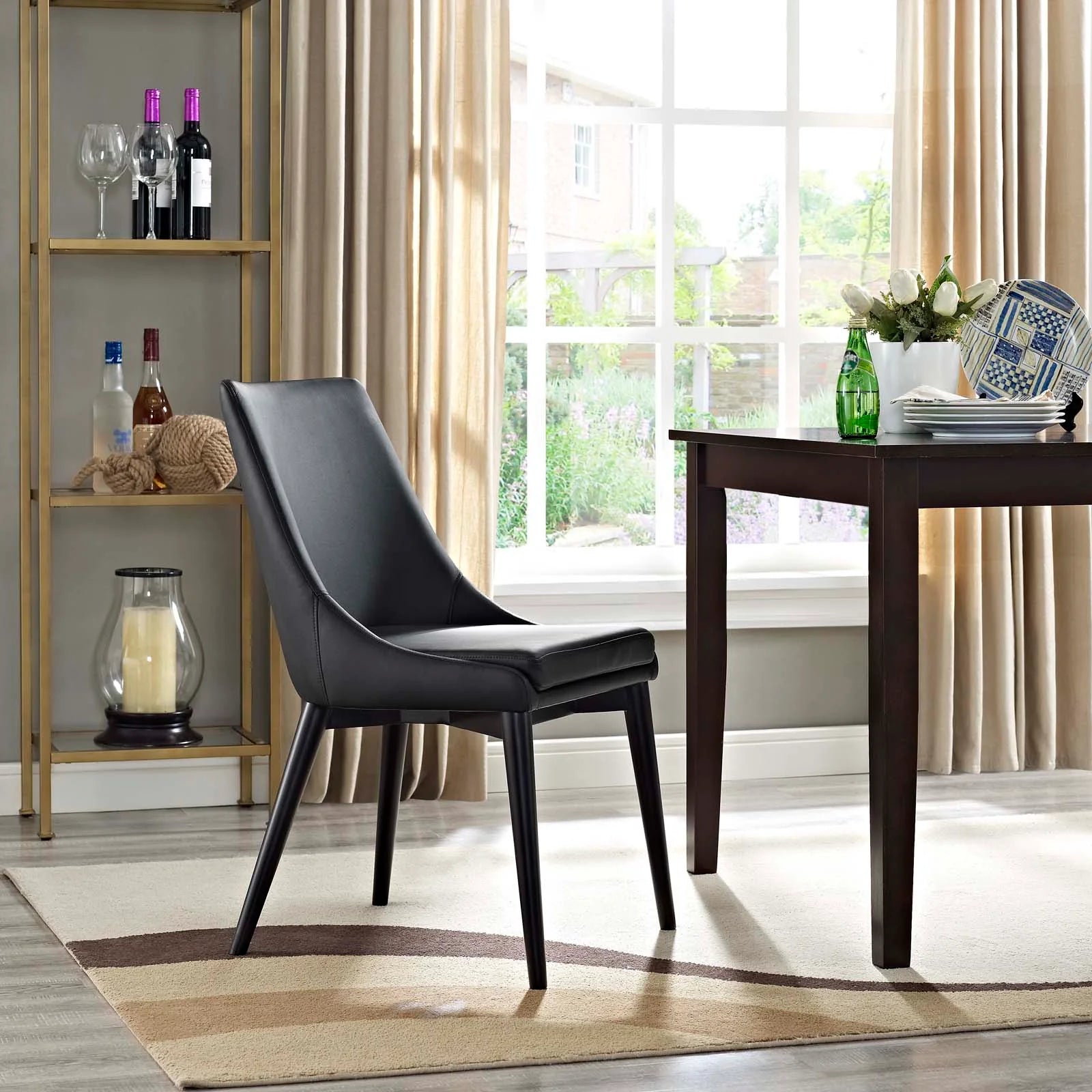 Viscount Vegan Leather Dining Chair