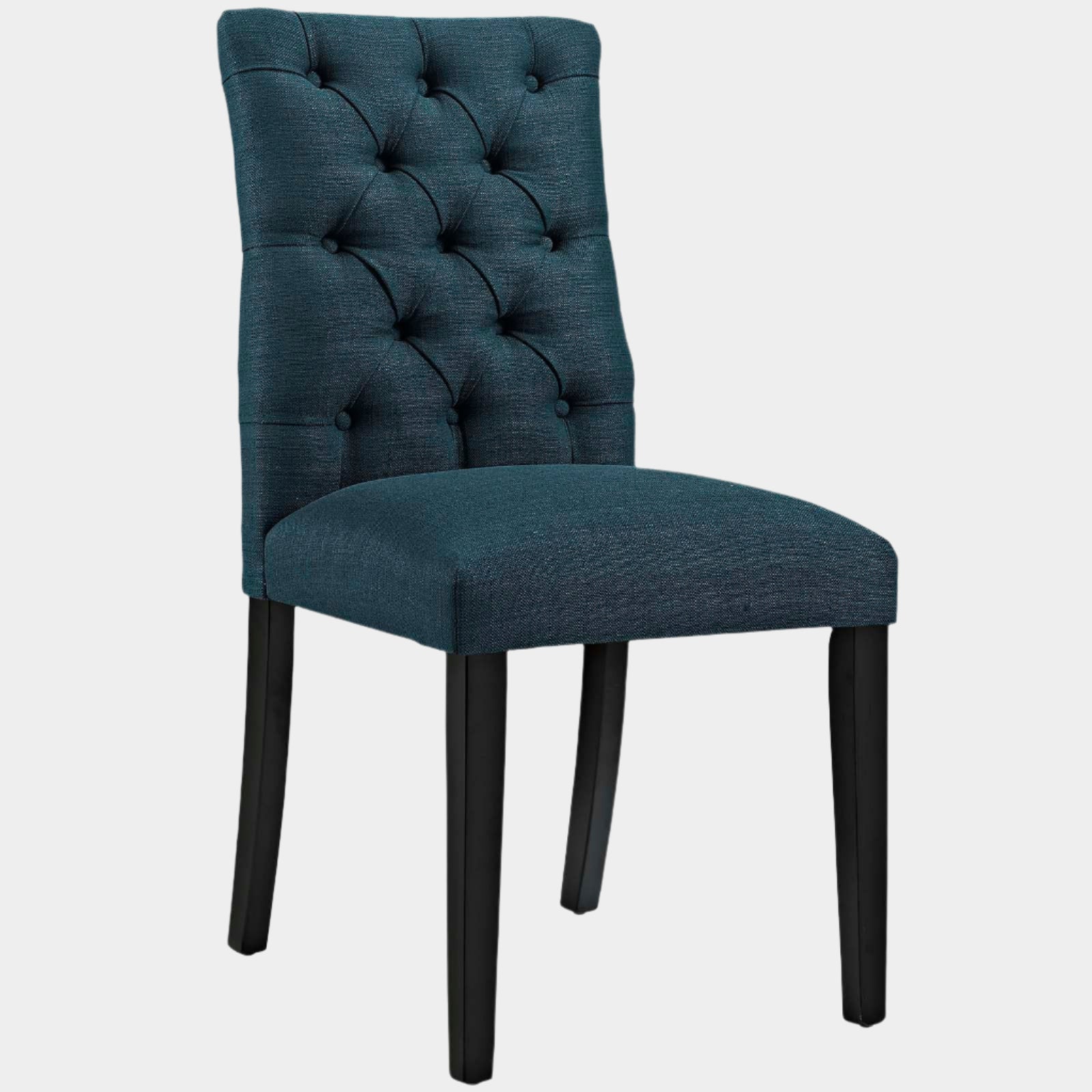 Duchess Button Tufted Fabric Dining Chair