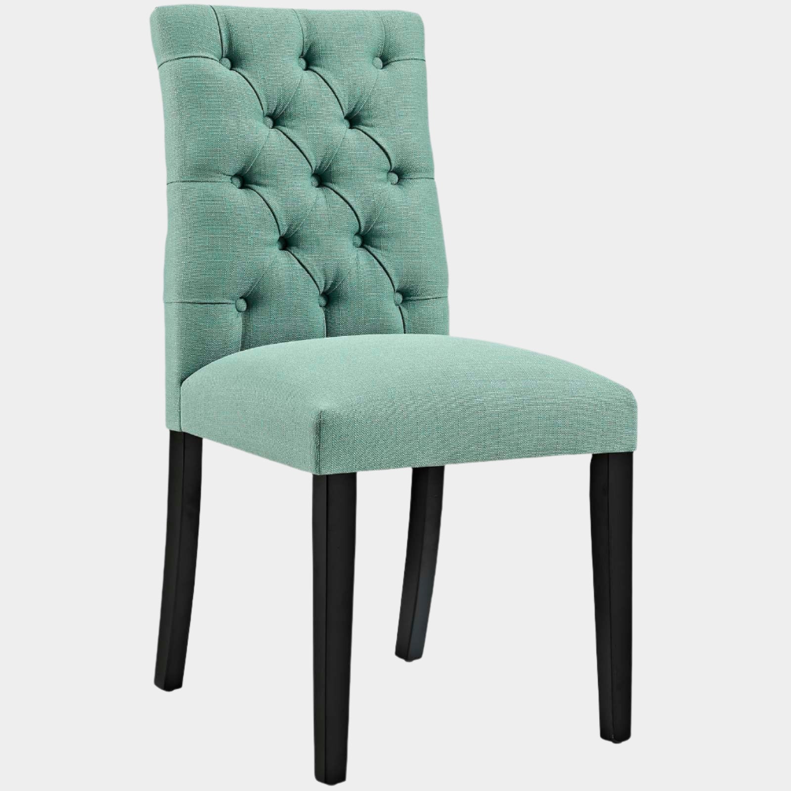 Duchess Button Tufted Fabric Dining Chair