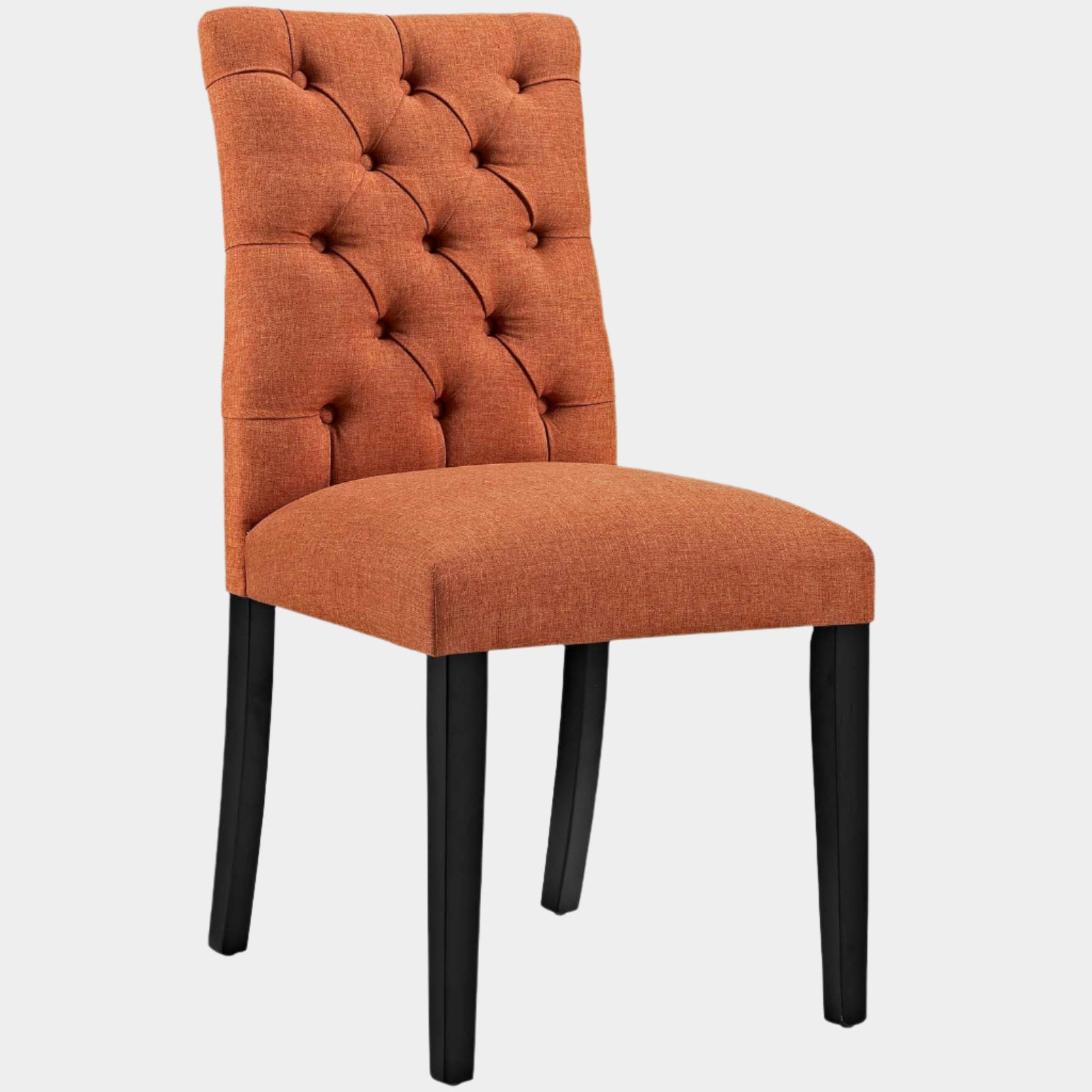 Duchess Button Tufted Fabric Dining Chair