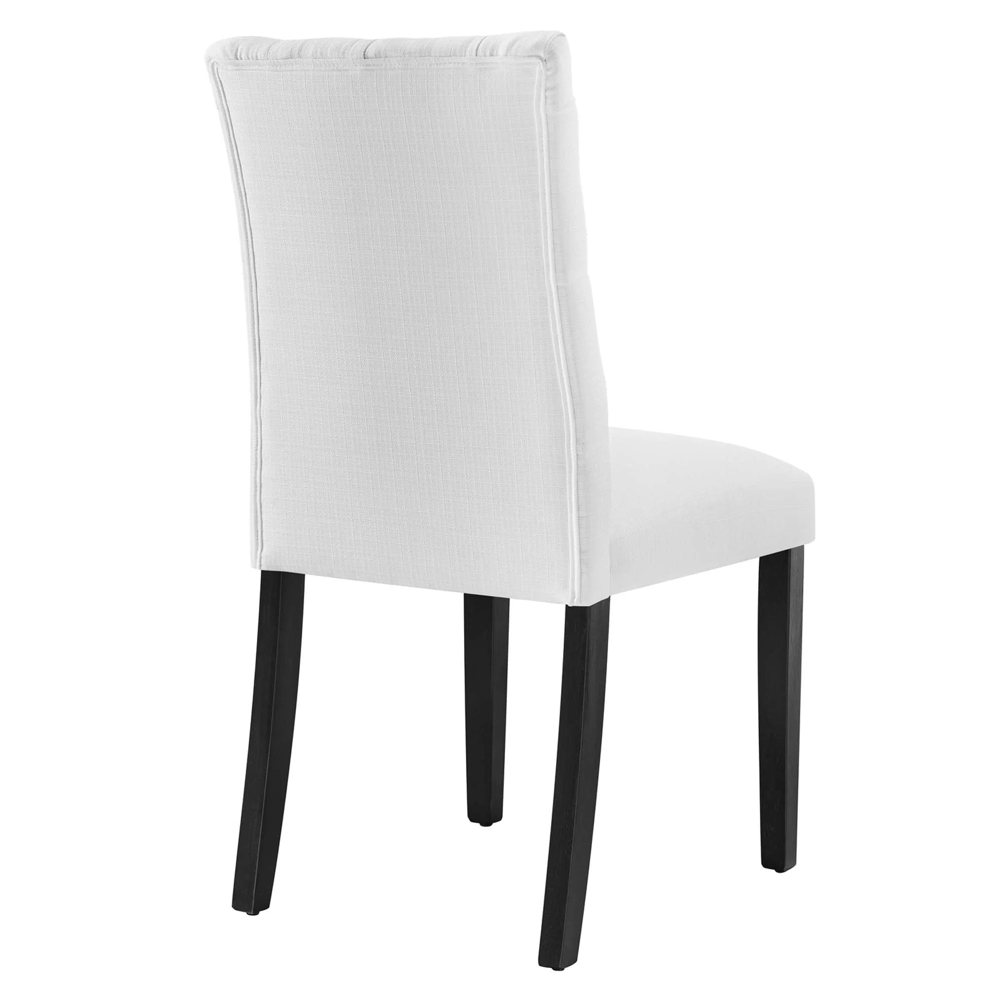 Duchess Button Tufted Fabric Dining Chair