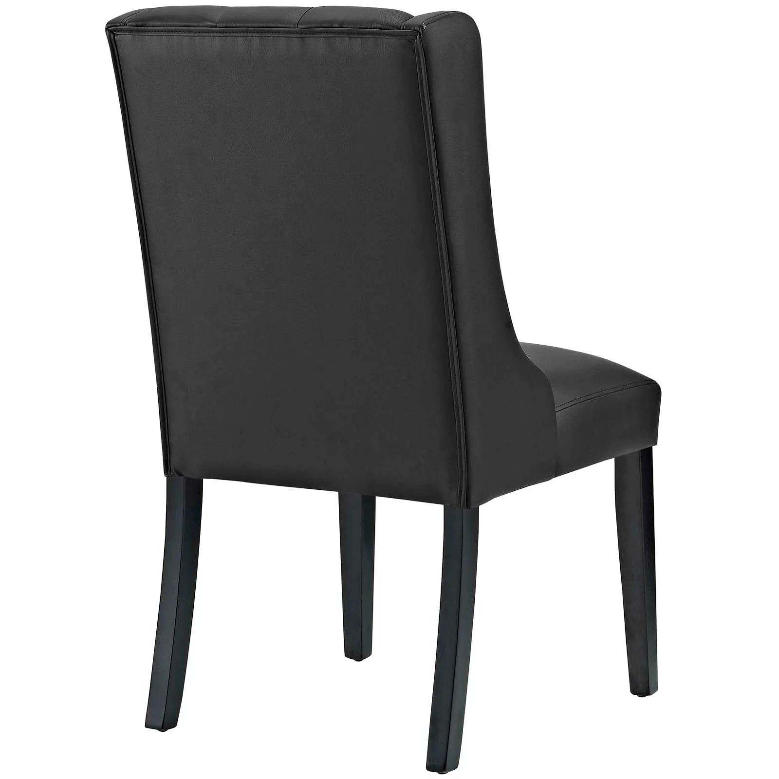 Baronet Button Tufted Vegan Leather Dining Chair