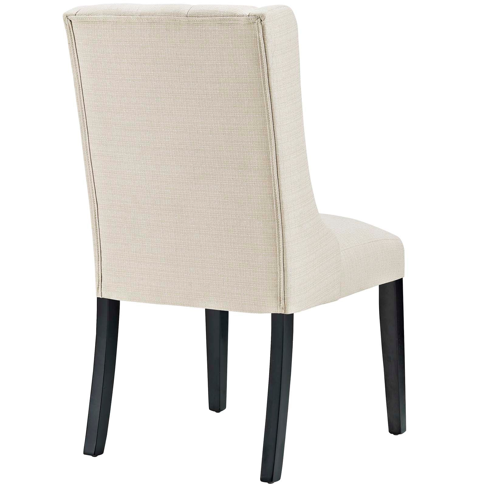 Baronet Button Tufted Fabric Dining Chair